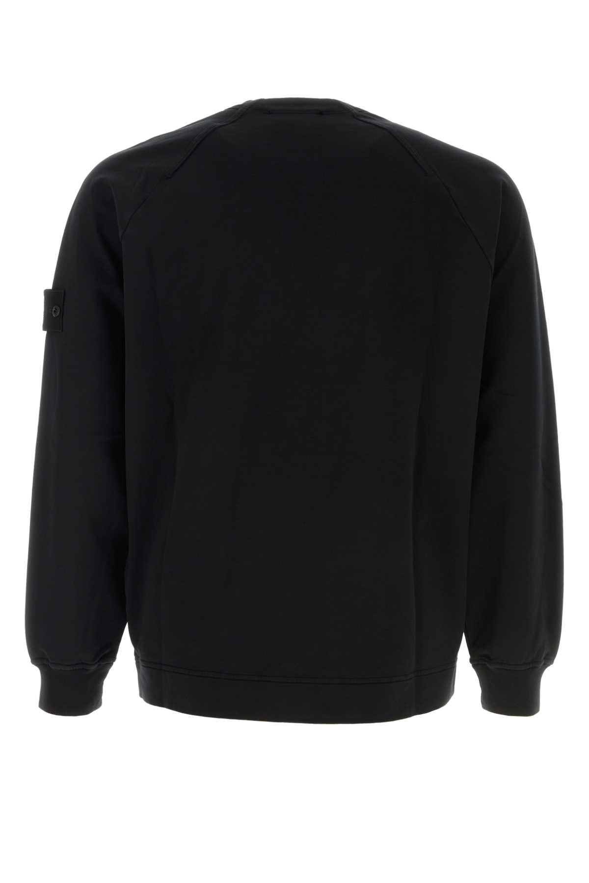 Black stretch cotton t-shirt L1S156100064S00F3V0029 (STONE ISLAND / ニット・セーター・カーディガン ) | STONE ISLAND (ストーンアイランド)(1)