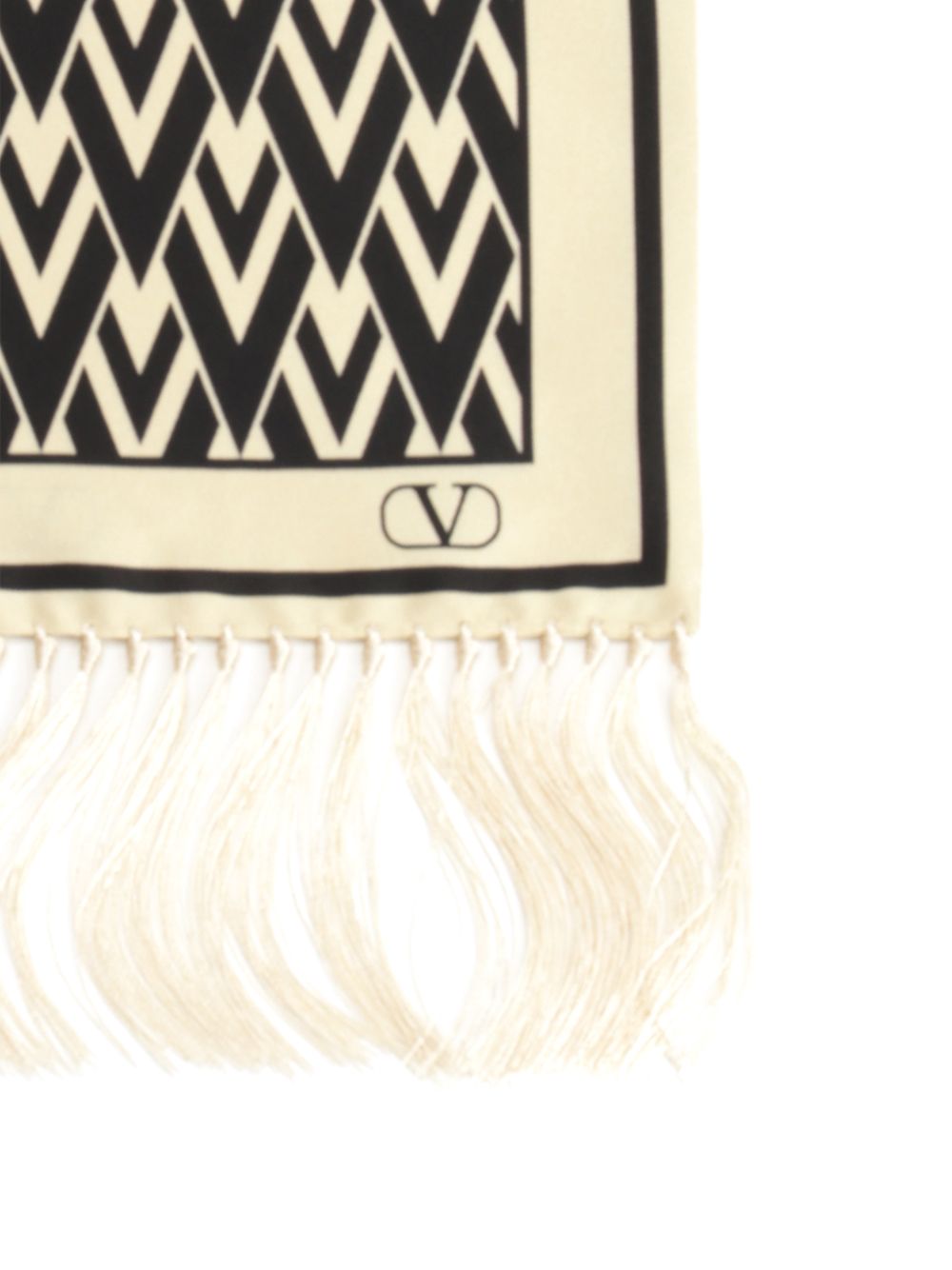 "The V" fringed scarf 8Y2E600ADRQREX (Valentino Garavani / スカーフ・マフラー ) | Valentino Garavani (ヴァレンティノ)(1)