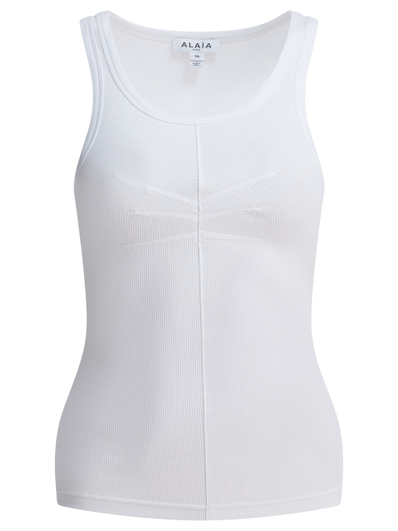 Cotton tank top AA9H1389J085C000 (ALAIA / タンクトップ・キャミソール ) | ALAIA (アライア)