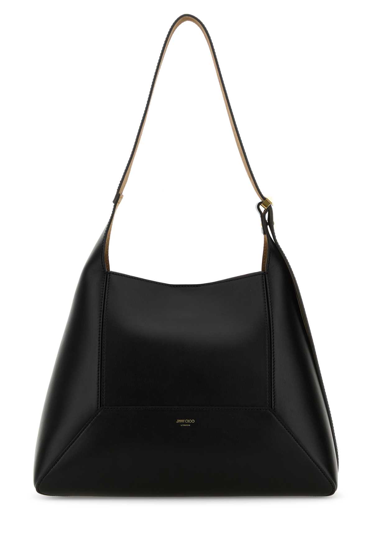 Black leather Diamond shoulder bag DIAMONDHOBOMHUTBLACKGOLD (JIMMY CHOO / ハンドバッグ・ショルダーバッグ ) | JIMMY CHOO (ジミー チュウ)