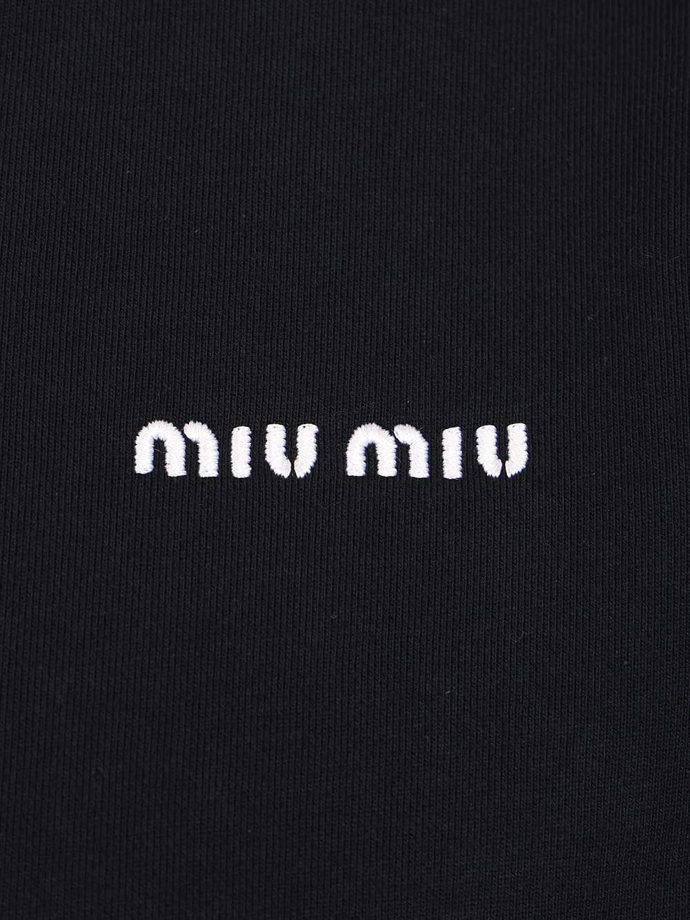 Crop polo shirt MJNA41 (MIU MIU / スウェット・フーディー ) | MIU MIU (ミュウミュウ)(2)