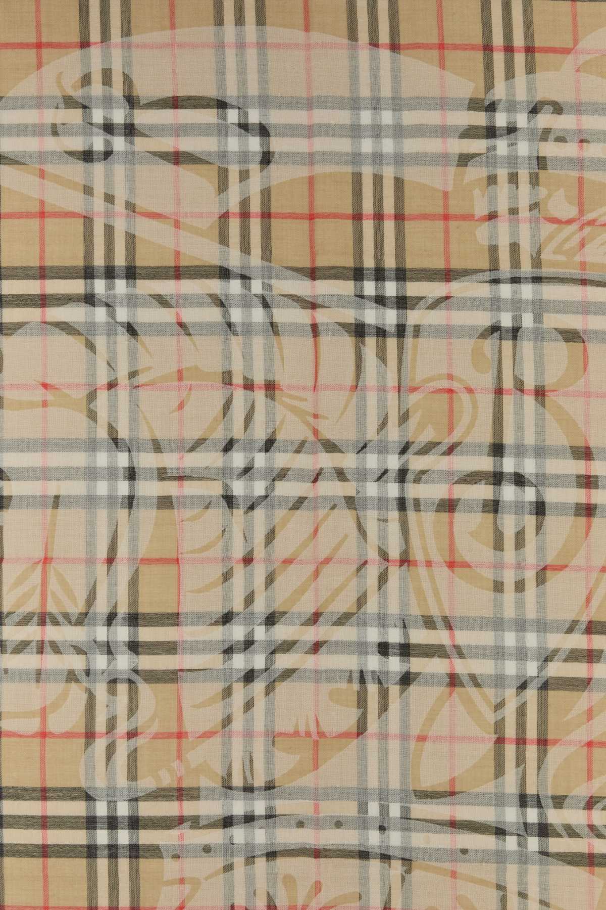 Embroidered wool blend scarf 8117905A2021 (Burberry / スカーフ・マフラー ) | Burberry (バーバリー)(2)