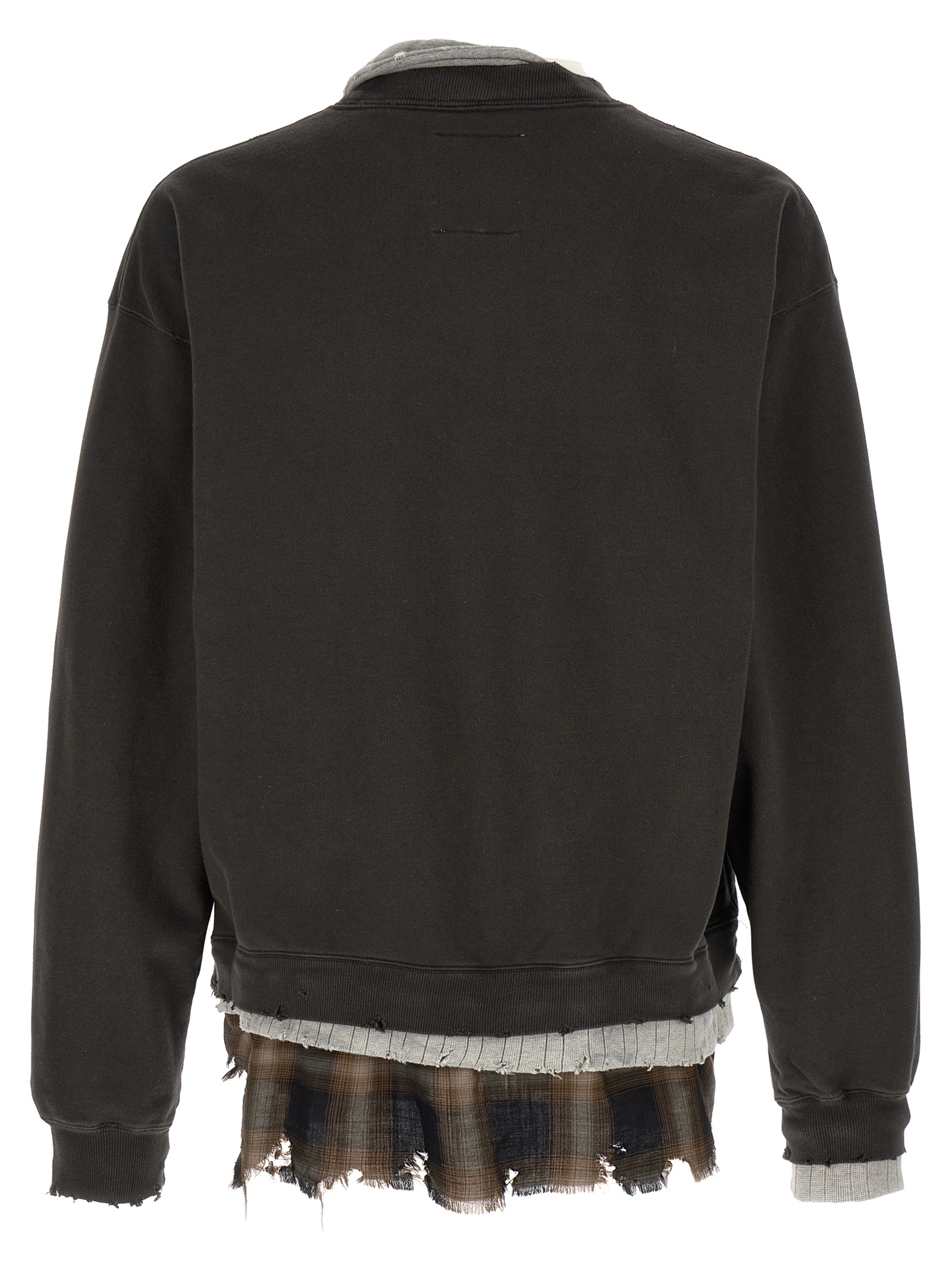 Three layer sweatshirt J16PO752BLACK (Maison Mihara Yasuhiro / スウェット・フーディー ) | Maison Mihara Yasuhiro (メゾン ミハラ ヤスヒロ)(1)