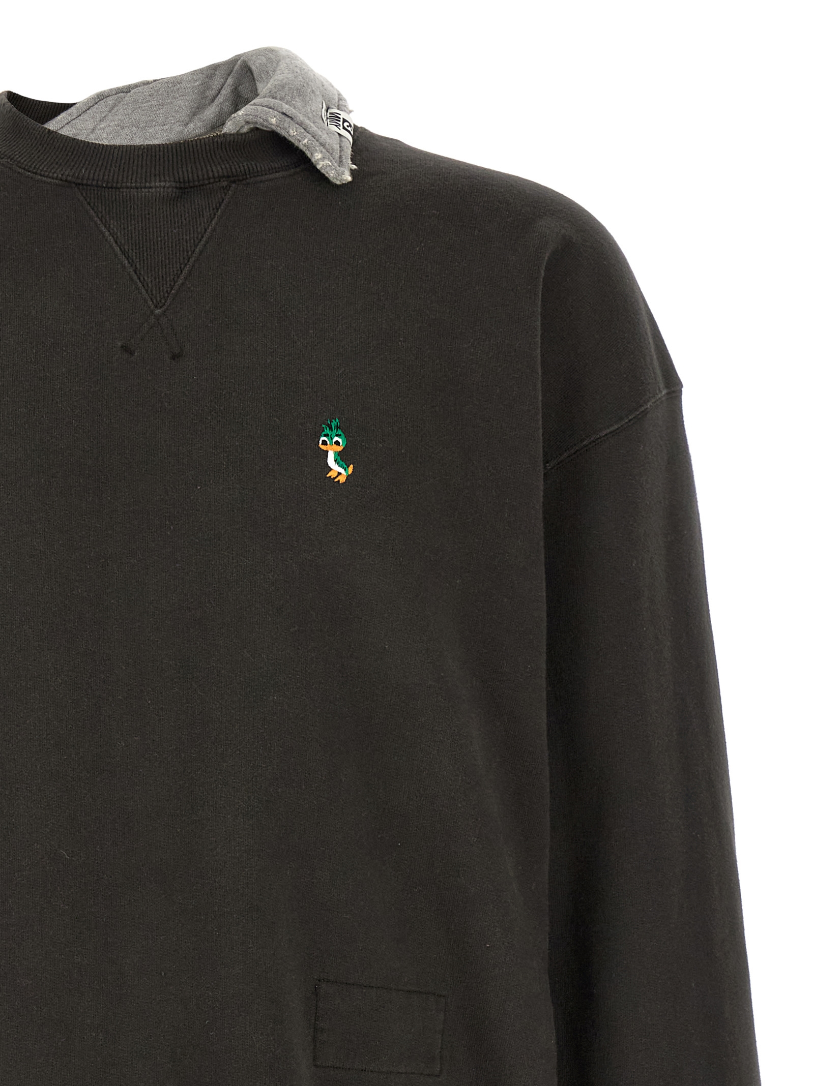 Three layer sweatshirt J16PO752BLACK (Maison Mihara Yasuhiro / スウェット・フーディー ) | Maison Mihara Yasuhiro (メゾン ミハラ ヤスヒロ)(2)