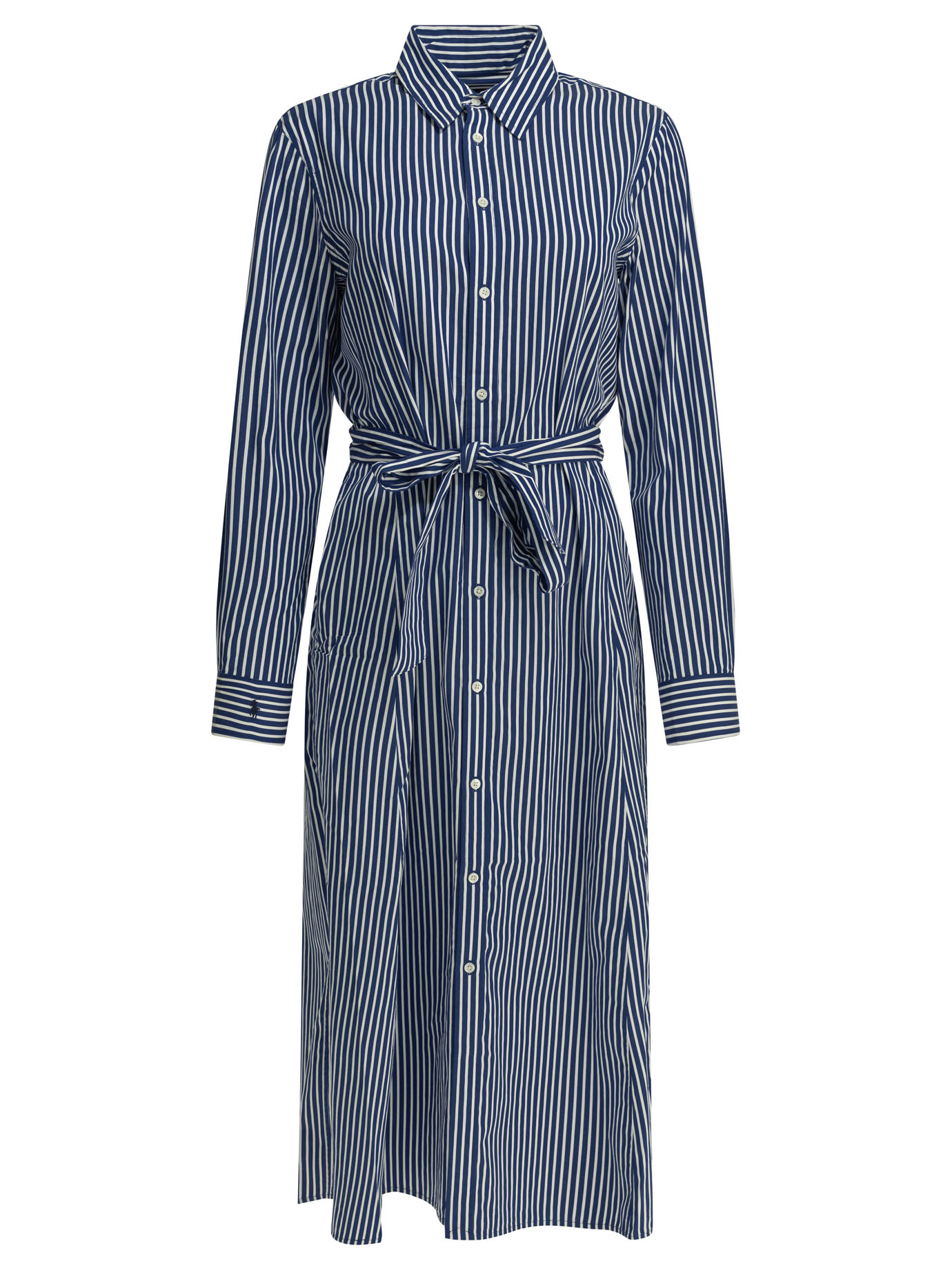 Chemisier midi dress with logo 211891430001BRIGHT (Polo Ralph Lauren / ワンピース・ドレス・オールインワン ) | Polo Ralph Lauren (ポロ ラルフ ローレン)