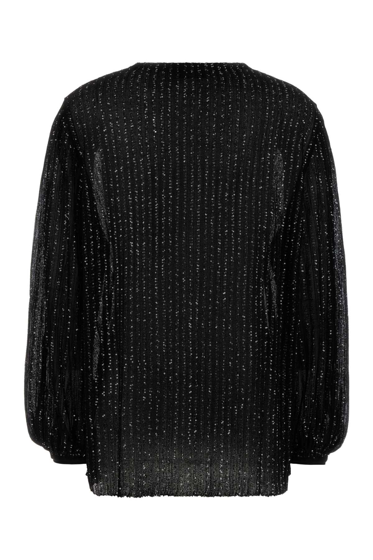 Black viscose blend blouse DS26SJ0ABK01GHS91RX (MISSONI / タンクトップ・キャミソール ) | MISSONI (ミッソー二)(1)