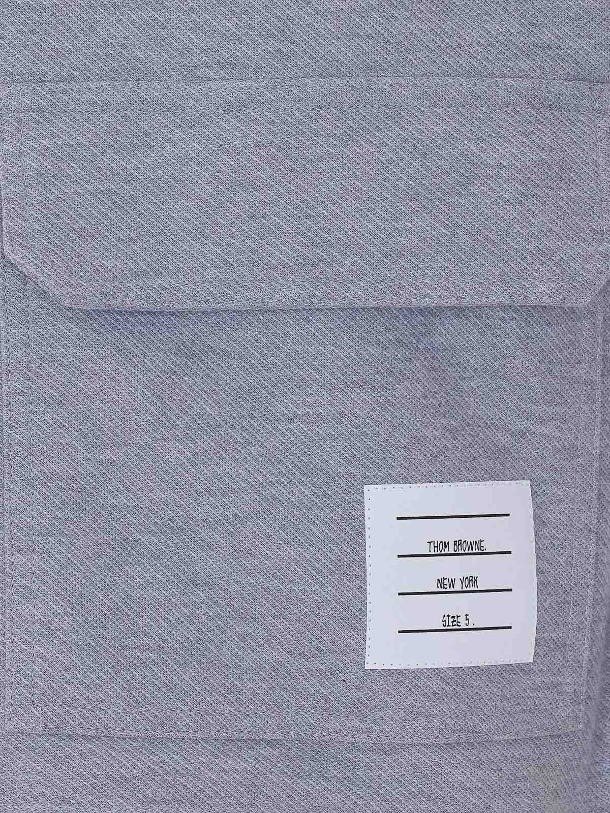 Grey Zip Up Hoodie MJT567AJ0250050 (Thom Browne / カジュアルジャケット ) | Thom Browne (トム・ブラウン)(2)