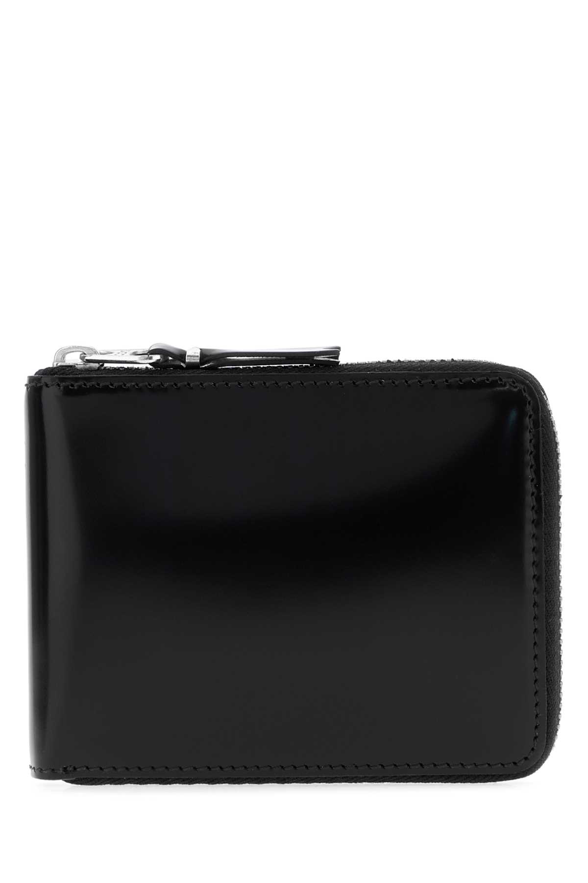 Black leather wallet SA7100MISILVER (Comme Des Garçons / 財布・カードケース ) | Comme Des Garçons (コムデギャルソン)