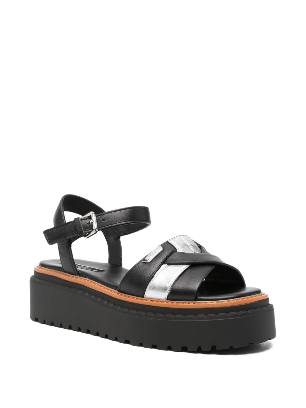 Liu Jo Sandals SA6159PX02601039BESSIE01BLKSLV (LIU•JO / サンダル ) | LIU•JO (リュー・ジョー)(1)