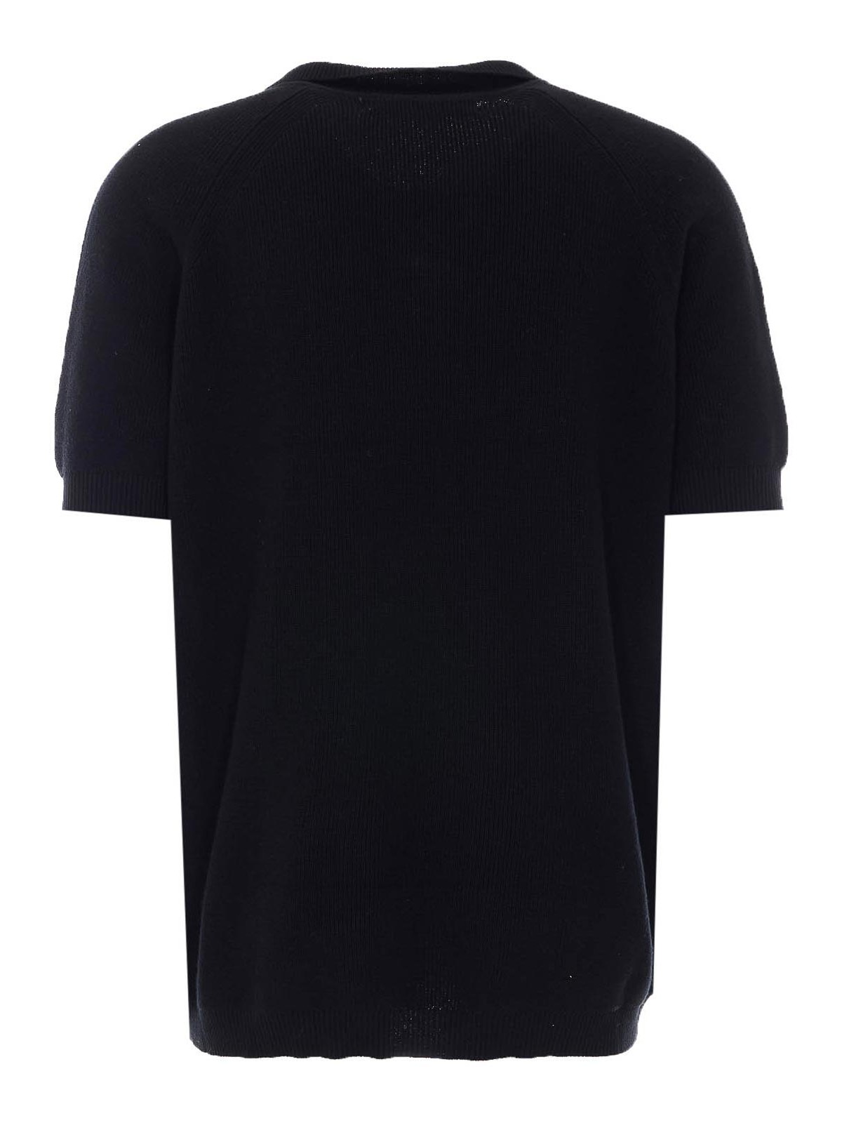 Knitted T-Shirt SS2625BLACK (JG1 / Tシャツ・カットソー ) | JG1 (ジェイジーワン)(1)