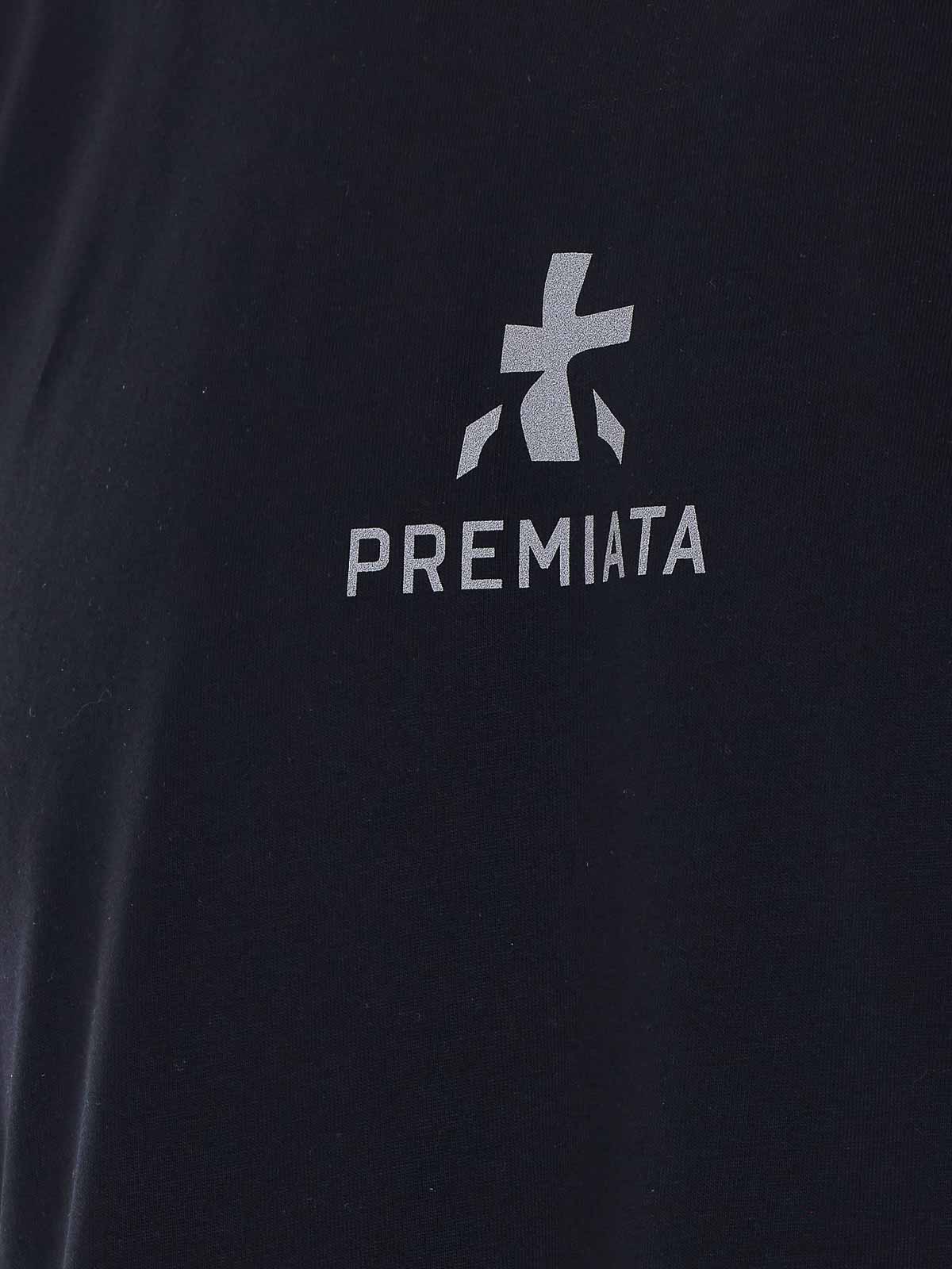 Black And Grey T-Shirt PA1017BLACK (PREMIATA / Tシャツ・カットソー ) | PREMIATA (プレミアータ)(2)