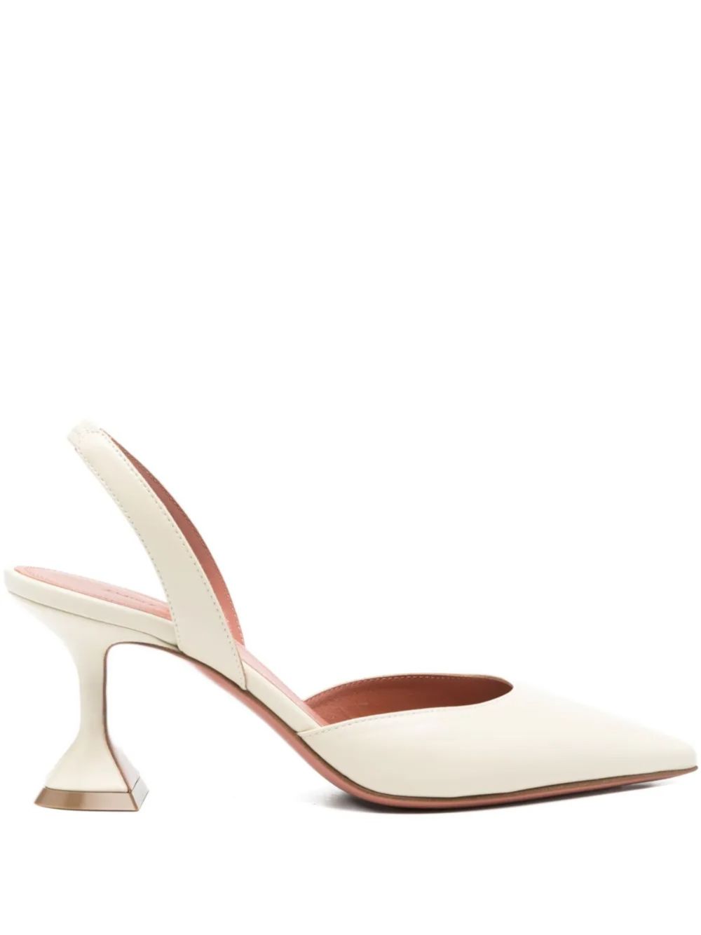 Amina Muaddi With Heel White SB007095L002WH001WHITE (AMINA MUADDI / パンプス・ハイヒール ) | AMINA MUADDI (アミナ モアディ)