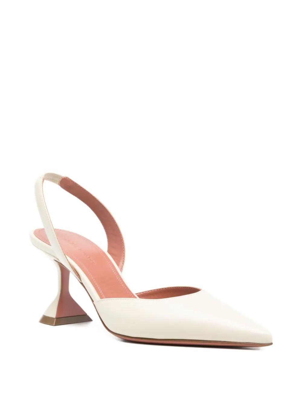 Amina Muaddi With Heel White SB007095L002WH001WHITE (AMINA MUADDI / パンプス・ハイヒール ) | AMINA MUADDI (アミナ モアディ)(1)