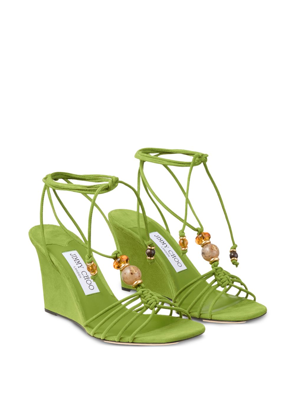 Jimmy Choo Sandals Green LOVAWEDGE85IPVCLOVERMIX (JIMMY CHOO / サンダル ) | JIMMY CHOO (ジミー チュウ)(1)