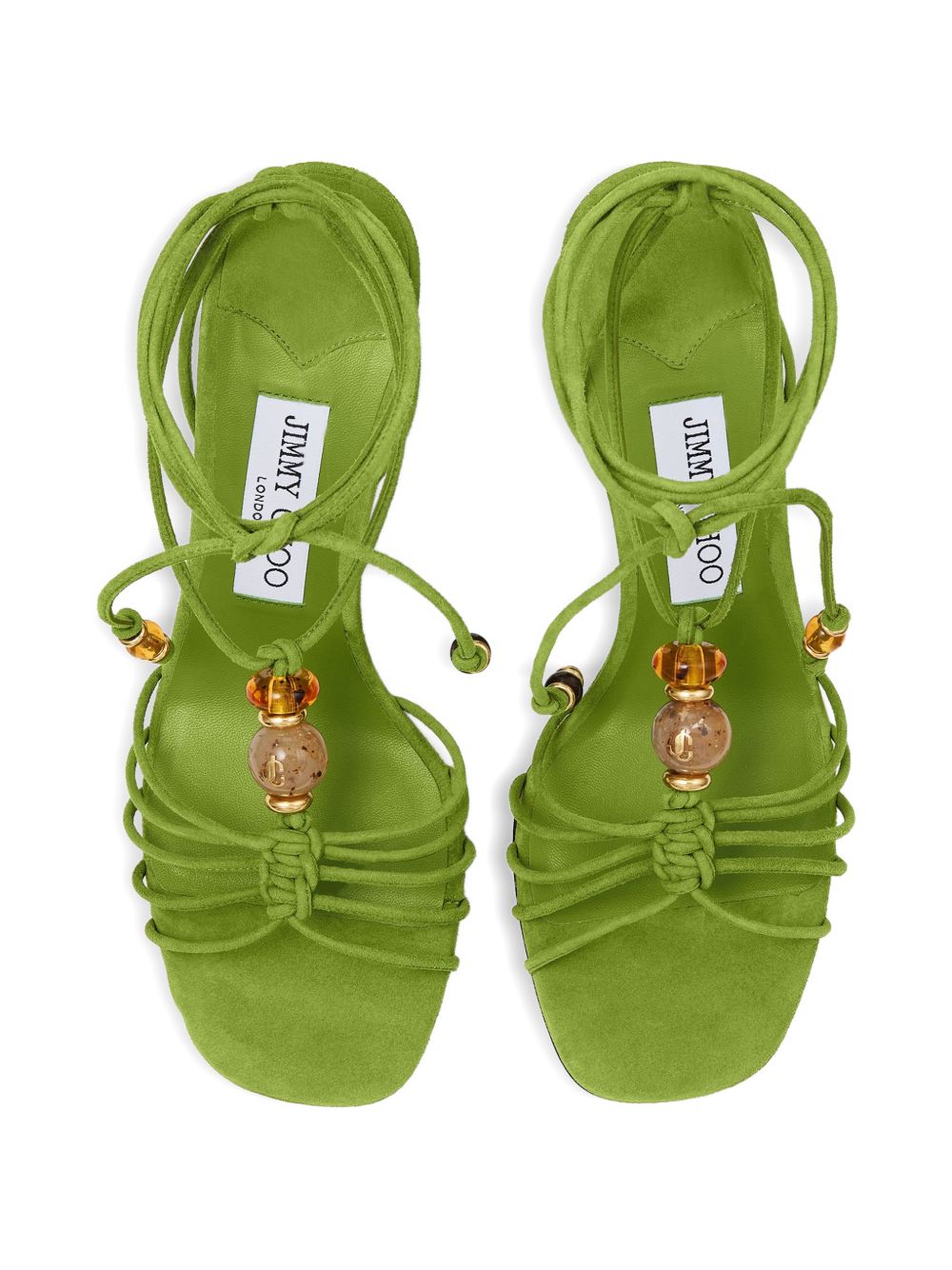 Jimmy Choo Sandals Green LOVAWEDGE85IPVCLOVERMIX (JIMMY CHOO / サンダル ) | JIMMY CHOO (ジミー チュウ)(3)