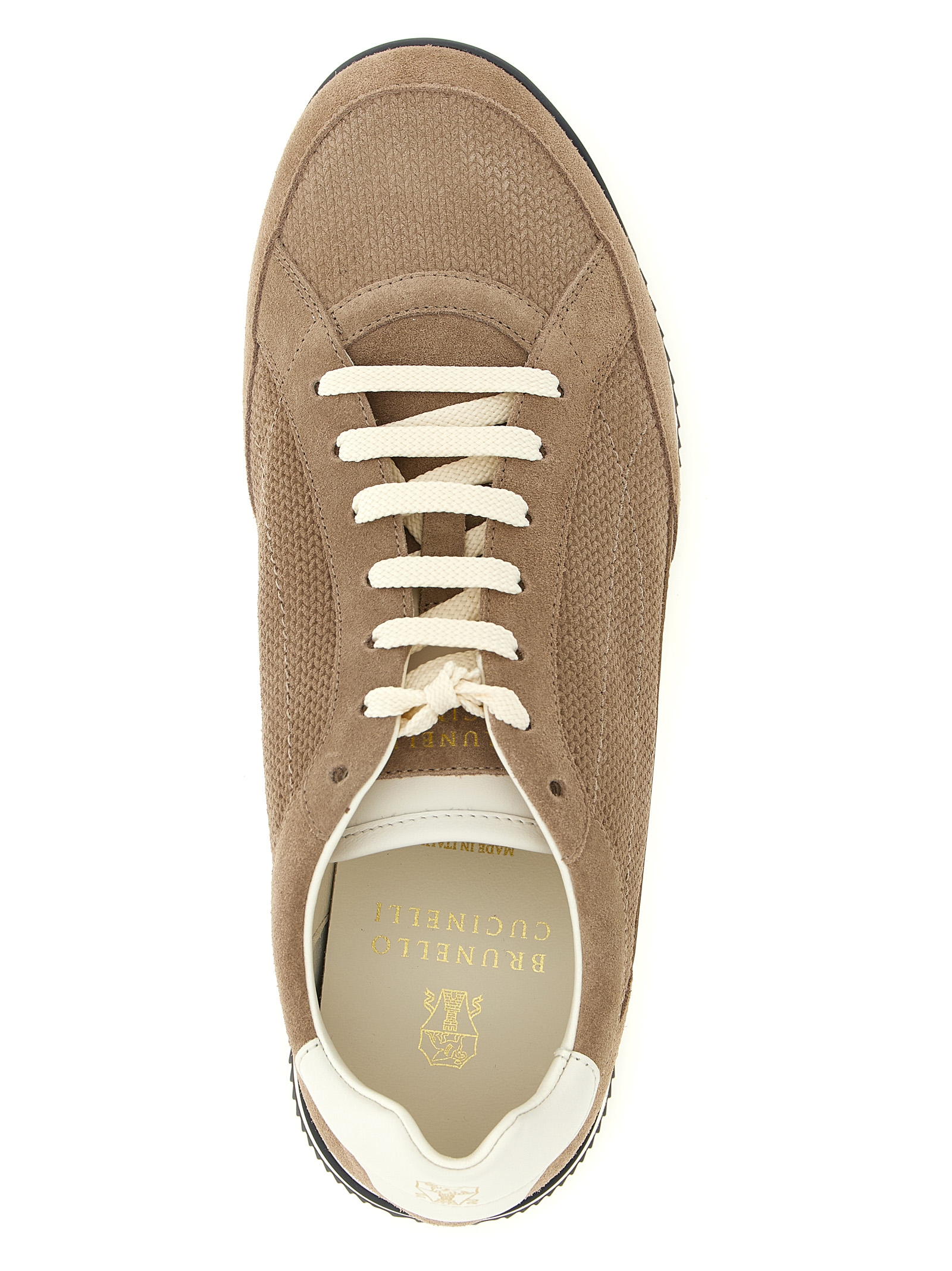 Knit-effect suede sneakers MZUQHGA348CRJ89 (Brunello Cucinelli / スニーカー ) | Brunello Cucinelli (ブルネロ・クチネリ)(3)