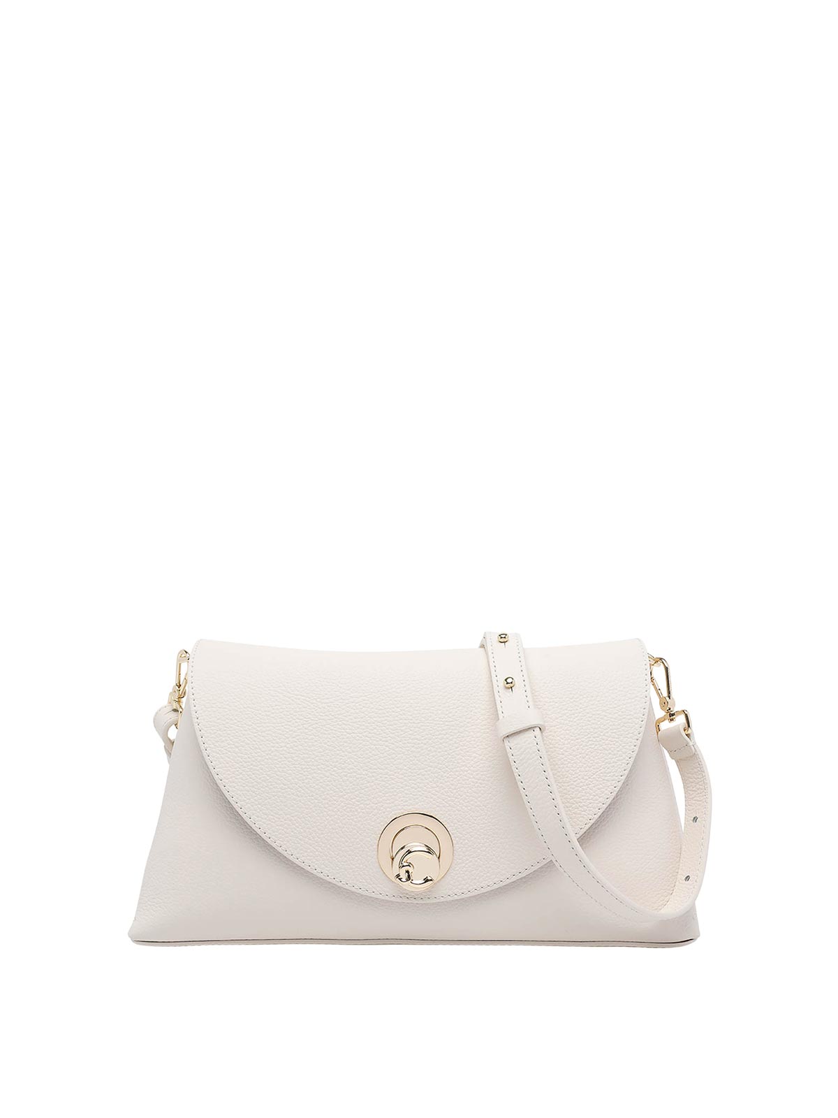 Nikla White Shoulder Bag Small E1TOA120101685 (COCCINELLE / ハンドバッグ・ショルダーバッグ ) | COCCINELLE (コチネレ)