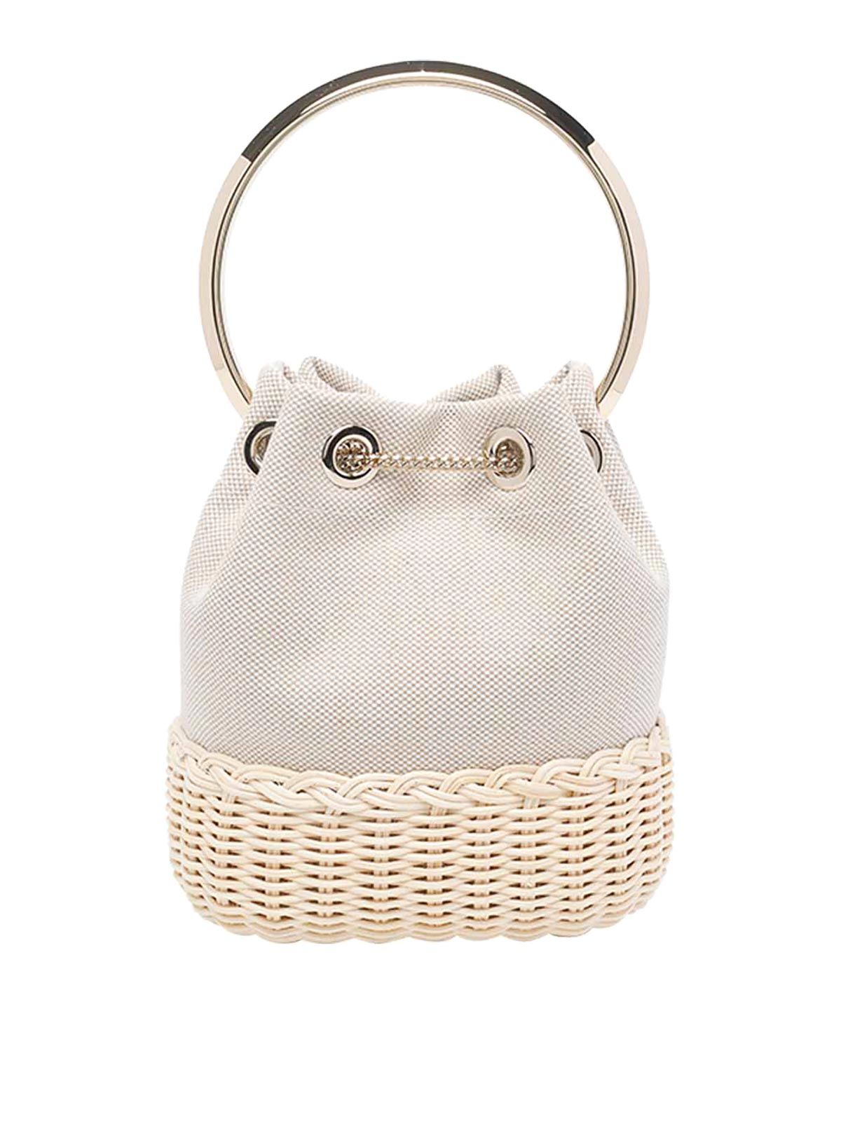 Bon Bon Buckle Bag BONBONBRTALMONDMIXNATURALLIGHTGO (JIMMY CHOO / ハンドバッグ・ショルダーバッグ ) | JIMMY CHOO (ジミー チュウ)(2)