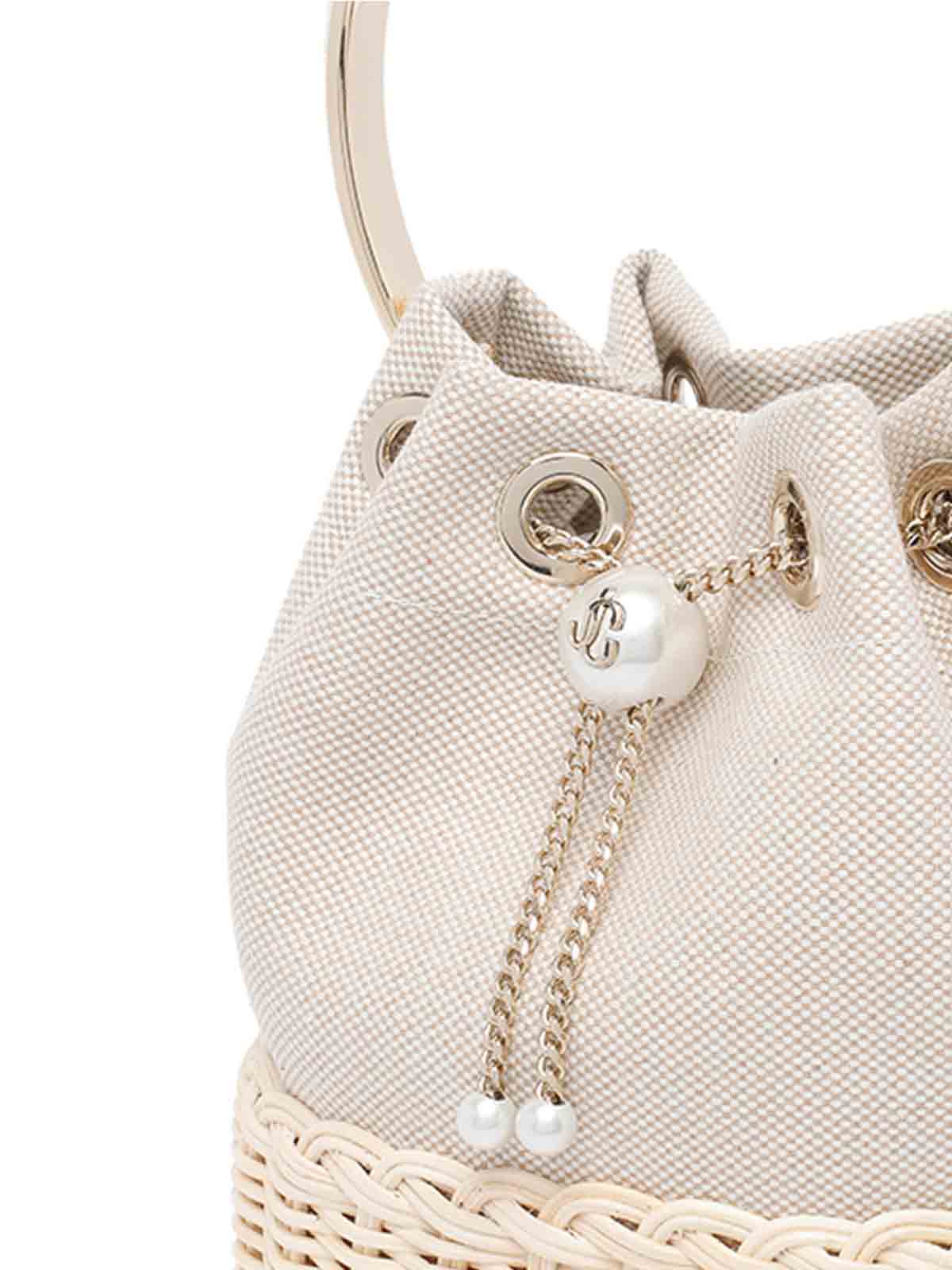 Bon Bon Buckle Bag BONBONBRTALMONDMIXNATURALLIGHTGO (JIMMY CHOO / ハンドバッグ・ショルダーバッグ ) | JIMMY CHOO (ジミー チュウ)(3)