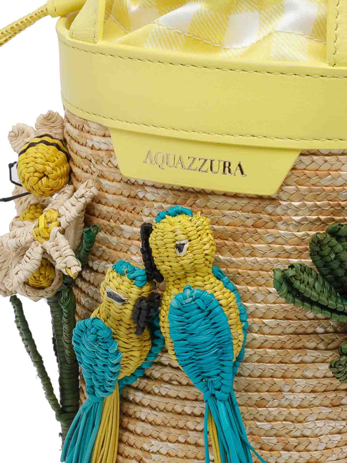 Mini Birdsong Bucket Bag BSGBCKB0RFCNDL (AQUAZZURA / ハンドバッグ・ショルダーバッグ ) | AQUAZZURA (アクアズーラ)(3)