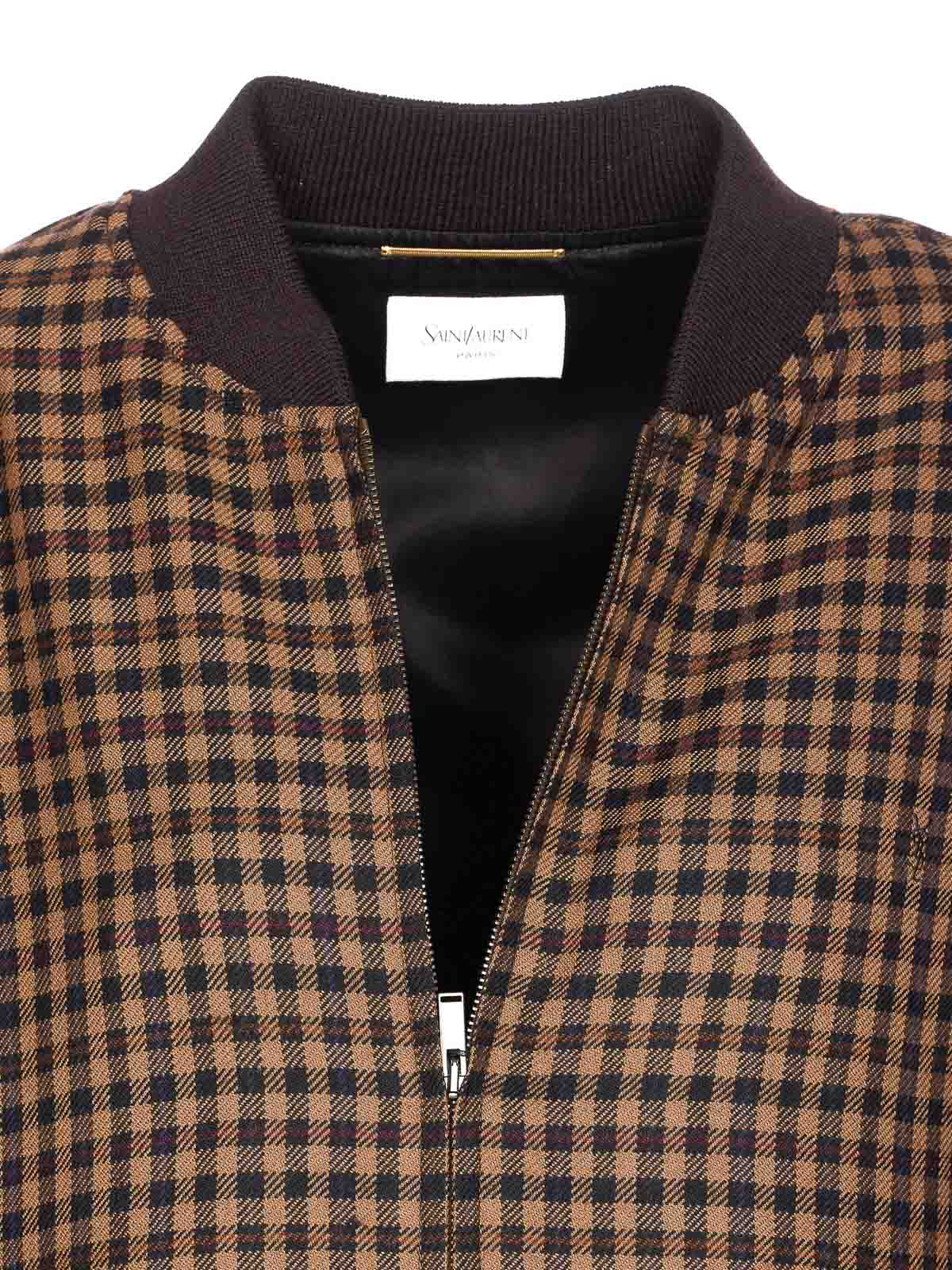 Wool Cassandre Bomber Jacket 843358Y3J122945 (Saint Laurent / カジュアルジャケット ) | Saint Laurent (サンローラン)(3)