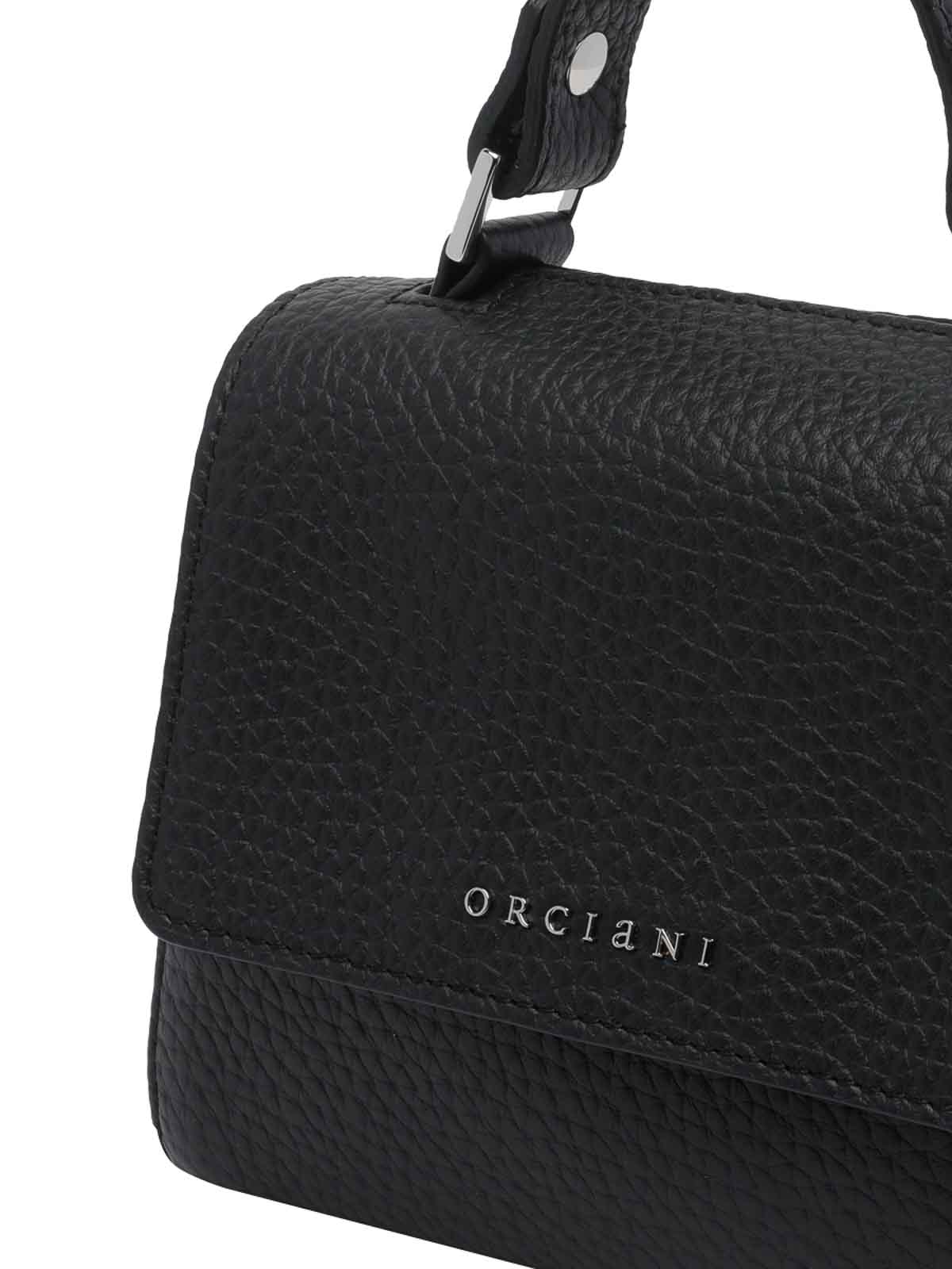 Black Xs Sveva Handbag B02019SOFNERO (ORCIANI / ハンドバッグ・ショルダーバッグ ) | ORCIANI (オルチアーニ)(3)