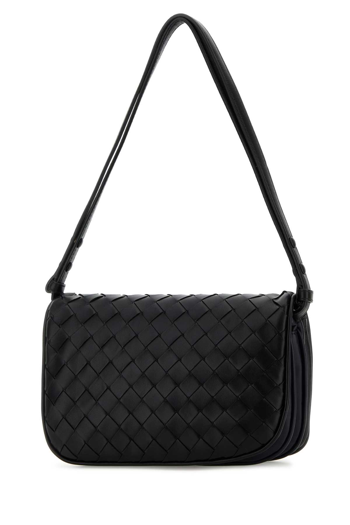 Black leather Intrecciato Puff shoulder bag 806998V4W321119 (Bottega Veneta / ハンドバッグ・ショルダーバッグ ) | Bottega Veneta (ボッテガ・ヴェネタ)(1)