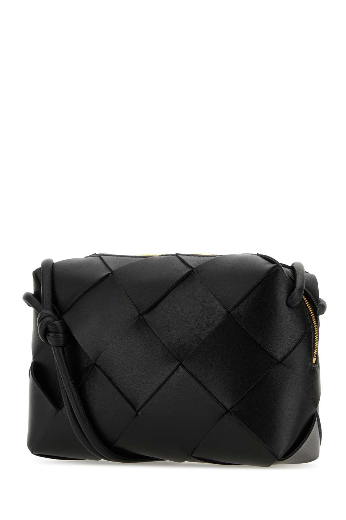 Black nappa leather mini Cassette crossbody bag 709417VCQC28425 (Bottega Veneta / ハンドバッグ・ショルダーバッグ ) | Bottega Veneta (ボッテガ・ヴェネタ)(1)