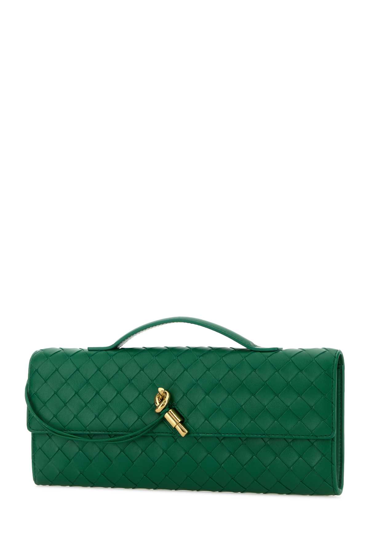 Green leather Andiamo handbag 741511VCPP33195 (Bottega Veneta / クラッチバッグ・ポーチ ) | Bottega Veneta (ボッテガ・ヴェネタ)(1)