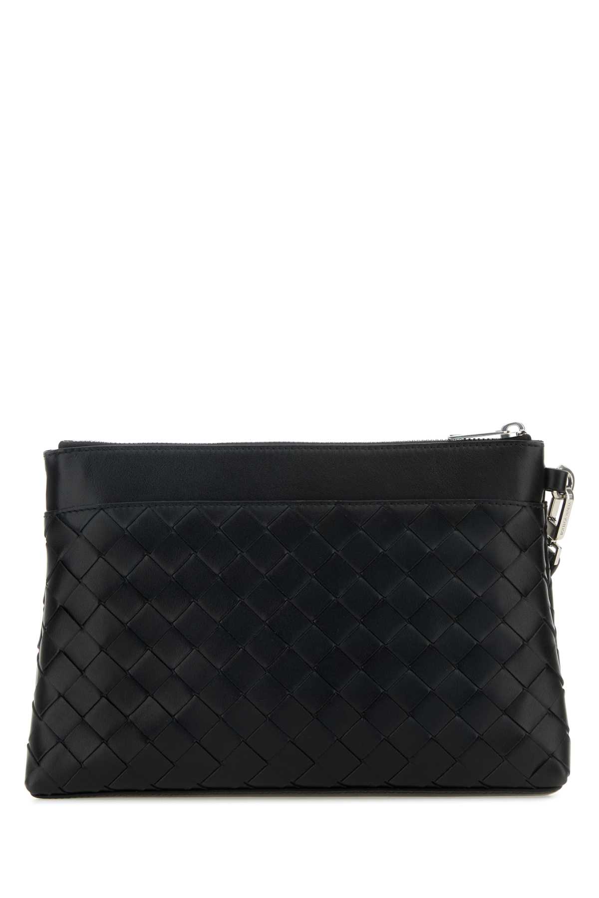 Black leather Intrecciato Prism pouch 795712V2HL18803 (Bottega Veneta / クラッチバッグ・ポーチ ) | Bottega Veneta (ボッテガ・ヴェネタ)(2)