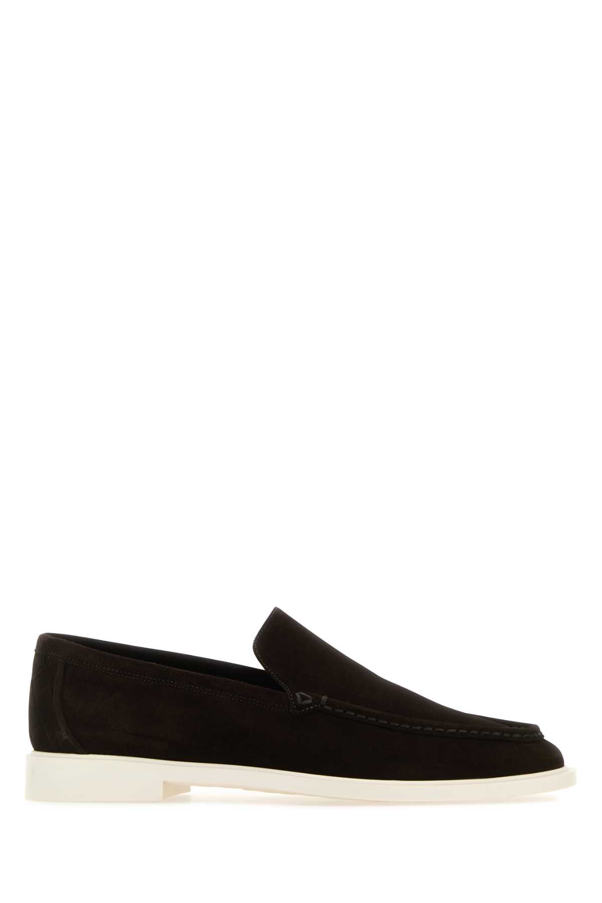 Dark brown suede Astaire loafers 786865V3Y302113 (Bottega Veneta / ローファー ) | Bottega Veneta (ボッテガ・ヴェネタ)