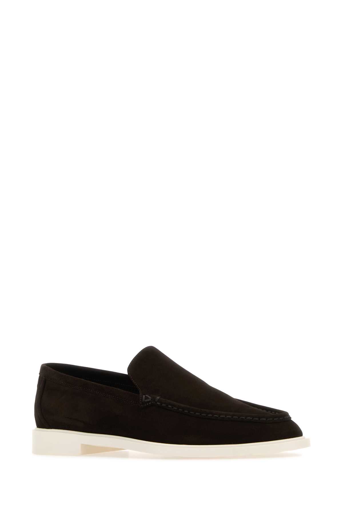 Dark brown suede Astaire loafers 786865V3Y302113 (Bottega Veneta / ローファー ) | Bottega Veneta (ボッテガ・ヴェネタ)(1)