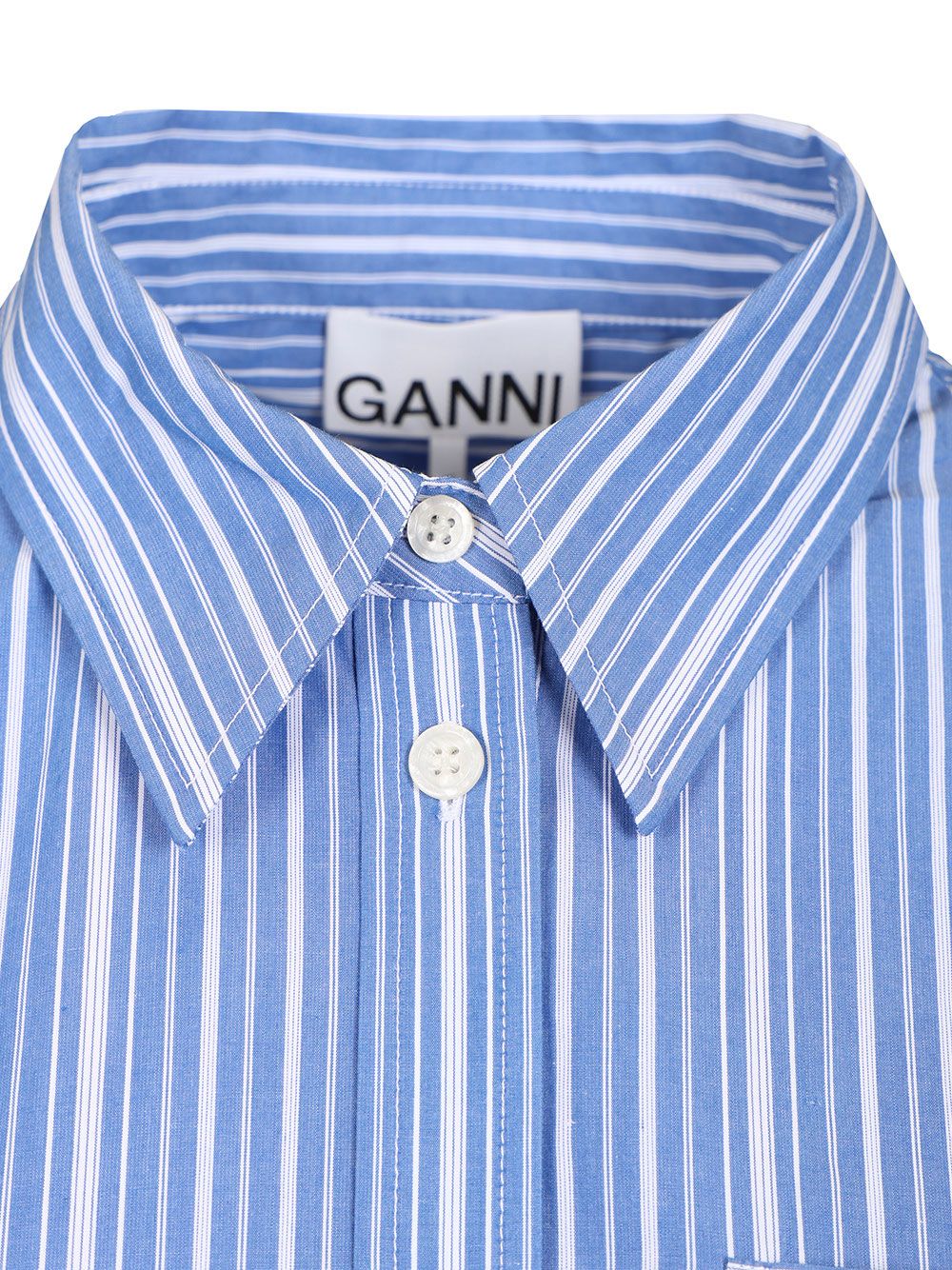 Striped shirt A1140007ZWF (GANNI / シャツ・ブラウス ) | GANNI (ガニー)(4)