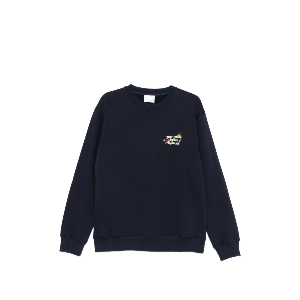 Sweatshirt Drole De Monsieur LSW209CO127NAVY (Drôle De Monsieur / スウェット・フーディー ) | Drôle De Monsieur (ドロールドムッシュ)