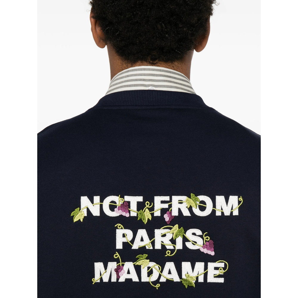 Sweatshirt Drole De Monsieur LSW209CO127NAVY (Drôle De Monsieur / スウェット・フーディー ) | Drôle De Monsieur (ドロールドムッシュ)(1)