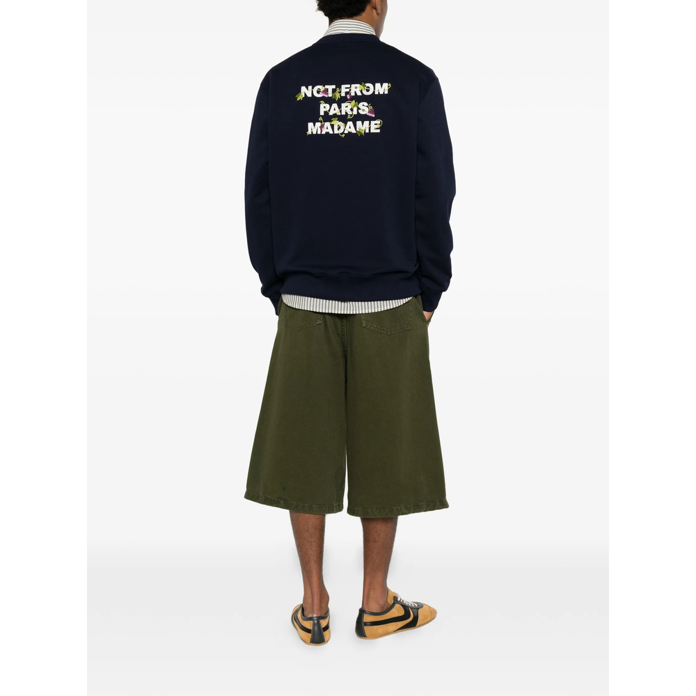 Sweatshirt Drole De Monsieur LSW209CO127NAVY (Drôle De Monsieur / スウェット・フーディー ) | Drôle De Monsieur (ドロールドムッシュ)(3)