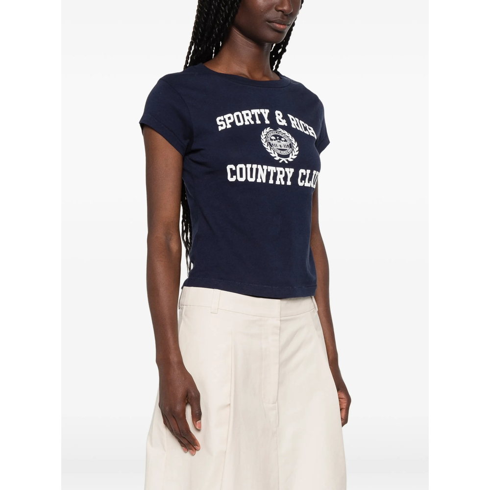 T-shirt Sporty & Rich TO11176218BLDNAVY (Sporty & Rich / Tシャツ・カットソー ) | Sporty & Rich (スポーティアンドリッチ)(1)