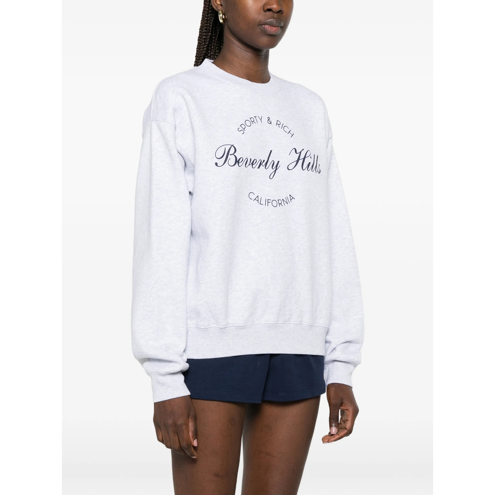 Sweater Sporty & Rich ST09876257GYHGREY (Sporty & Rich / スウェット・フーディー ) | Sporty & Rich (スポーティアンドリッチ)(4)