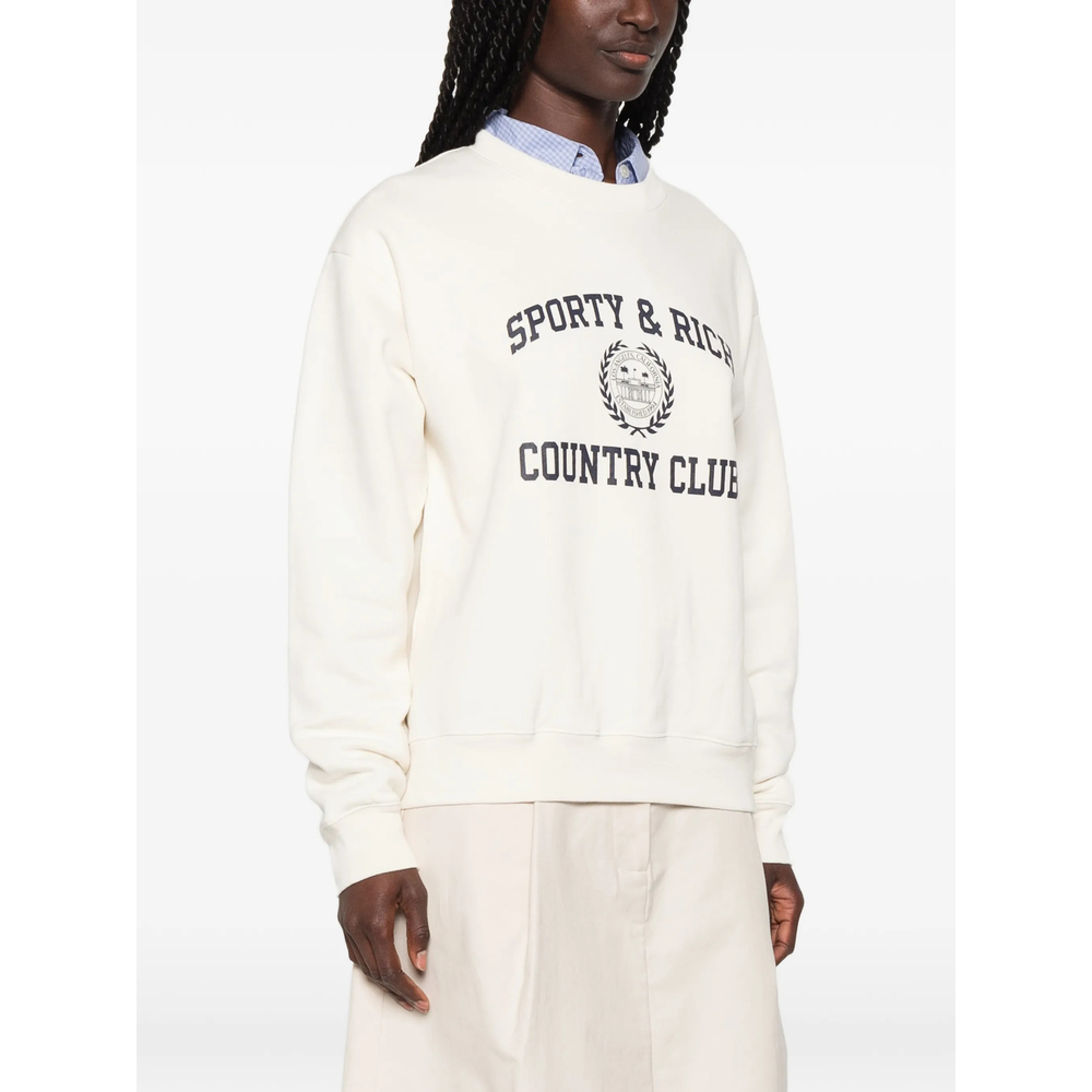 Sweater Sporty & Rich ST09876218WHECRU (Sporty & Rich / スウェット・フーディー ) | Sporty & Rich (スポーティアンドリッチ)(2)