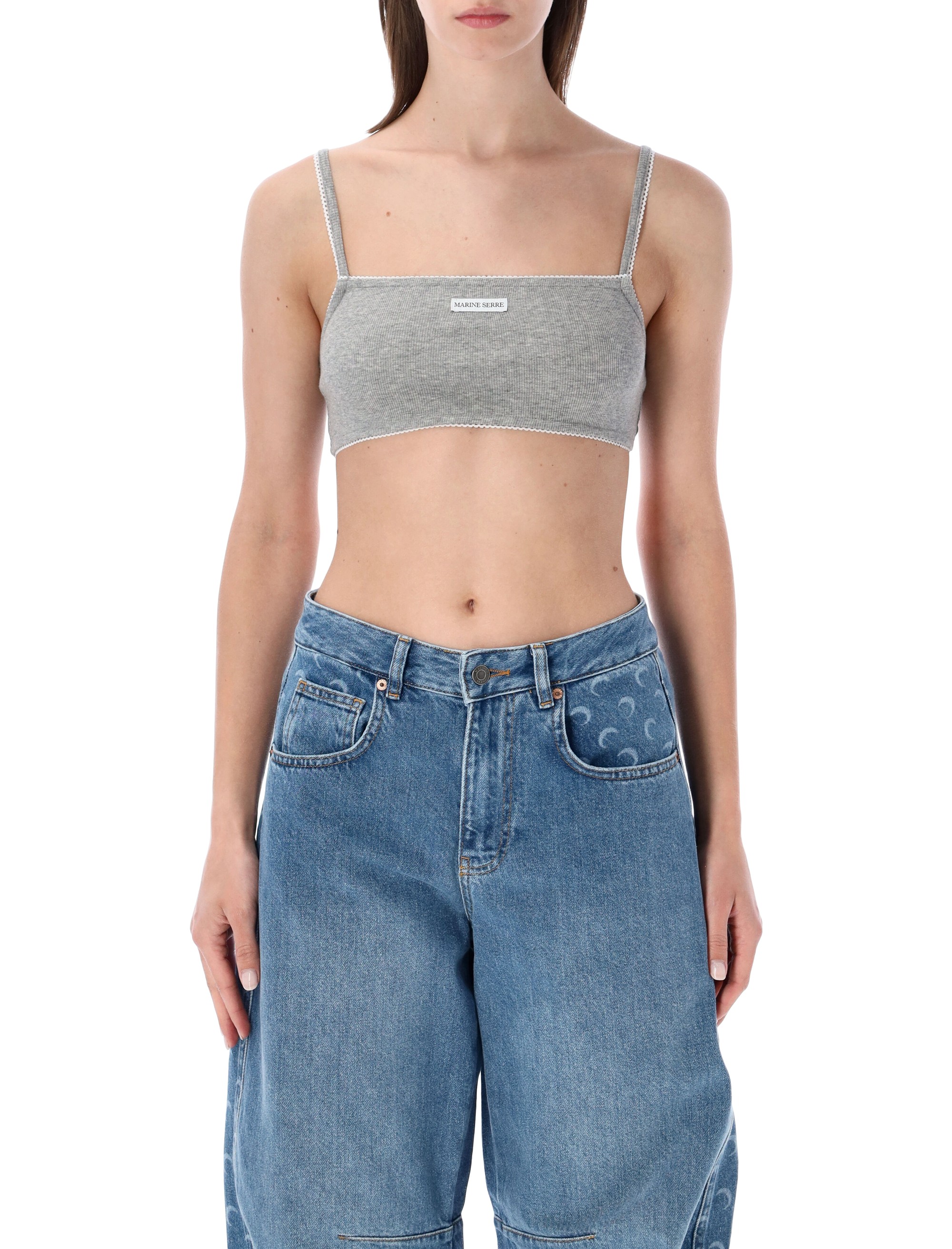 MARINE SERRE Top Grey WTO476ACJER0011GR50 (MARINE SERRE / タンクトップ・キャミソール ) | MARINE SERRE (マリーン セル)