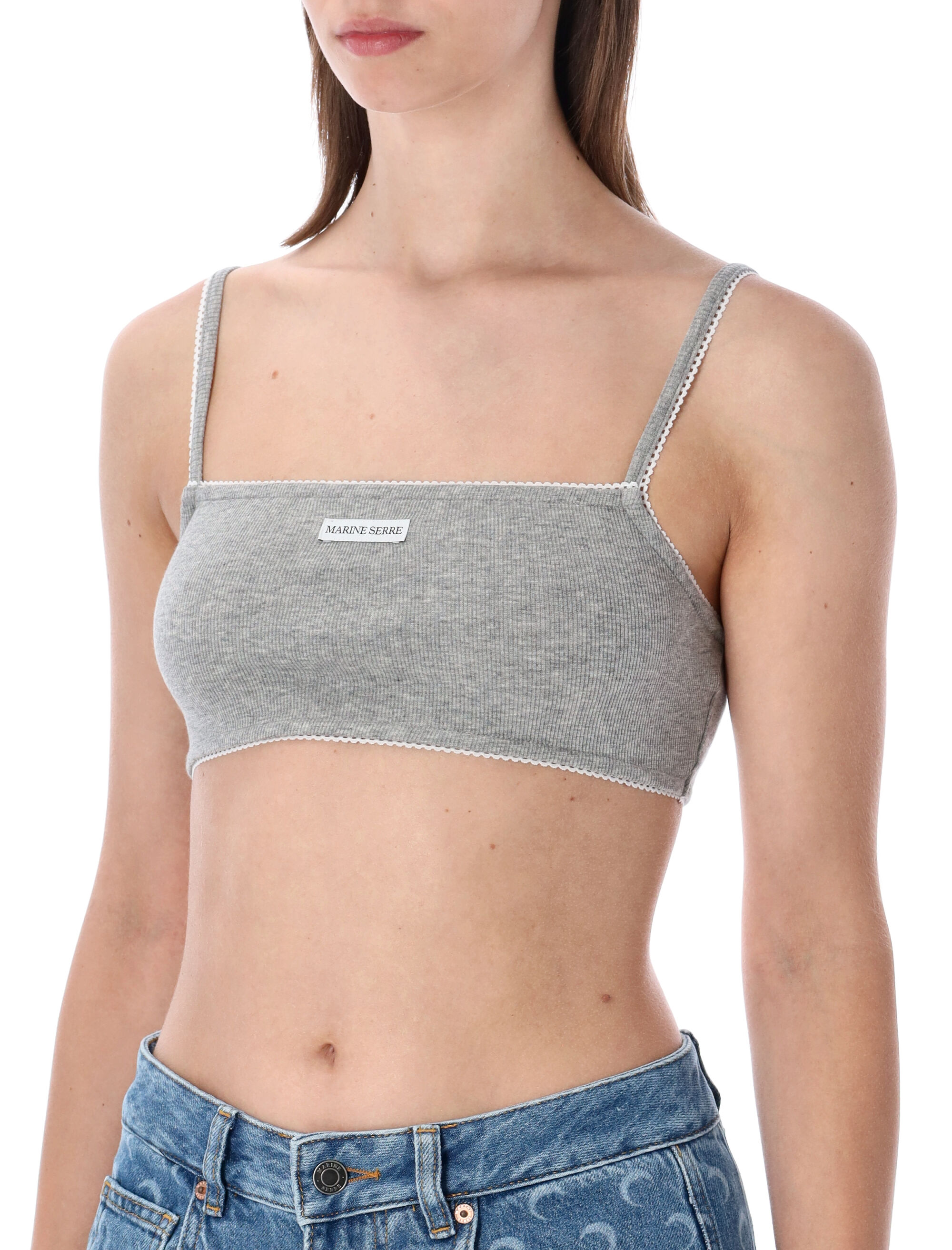 MARINE SERRE Top Grey WTO476ACJER0011GR50 (MARINE SERRE / タンクトップ・キャミソール ) | MARINE SERRE (マリーン セル)(2)