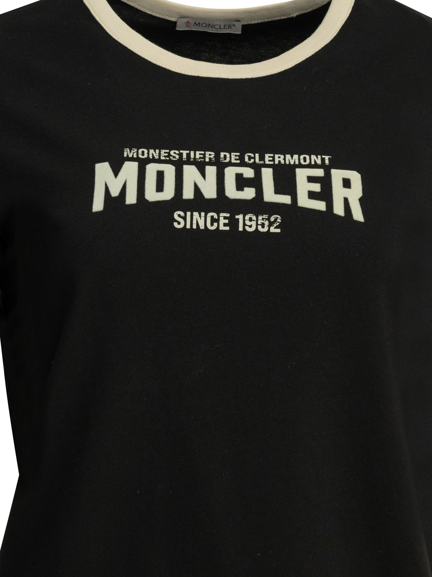 "Flock Logo" Crew-neck T-shirt 8C0003189AUOP90 (Moncler / Tシャツ・カットソー ) | Moncler (モンクレール)(2)