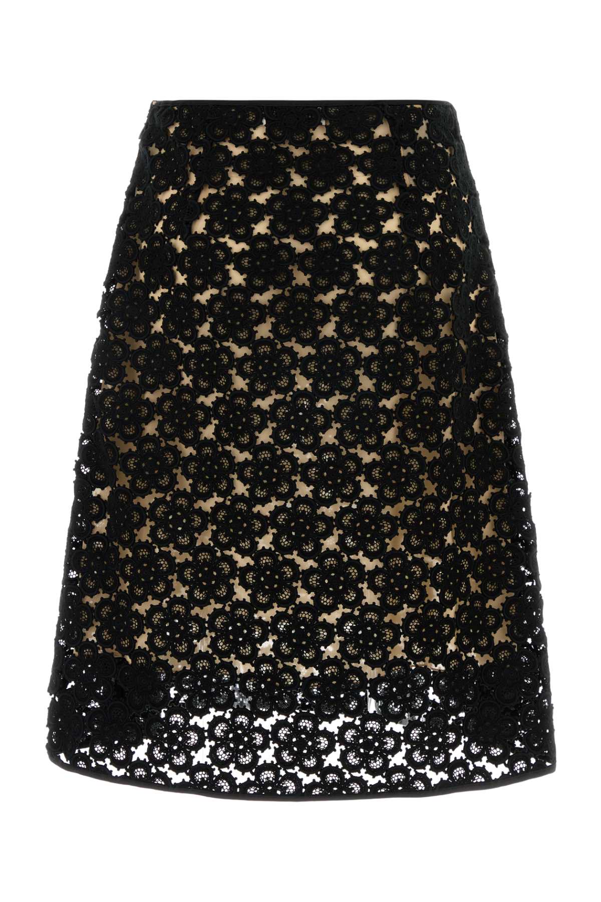 Black lace skirt MG2683SOOO19SLF0002 (MIU MIU / スカート ) | MIU MIU (ミュウミュウ)(1)