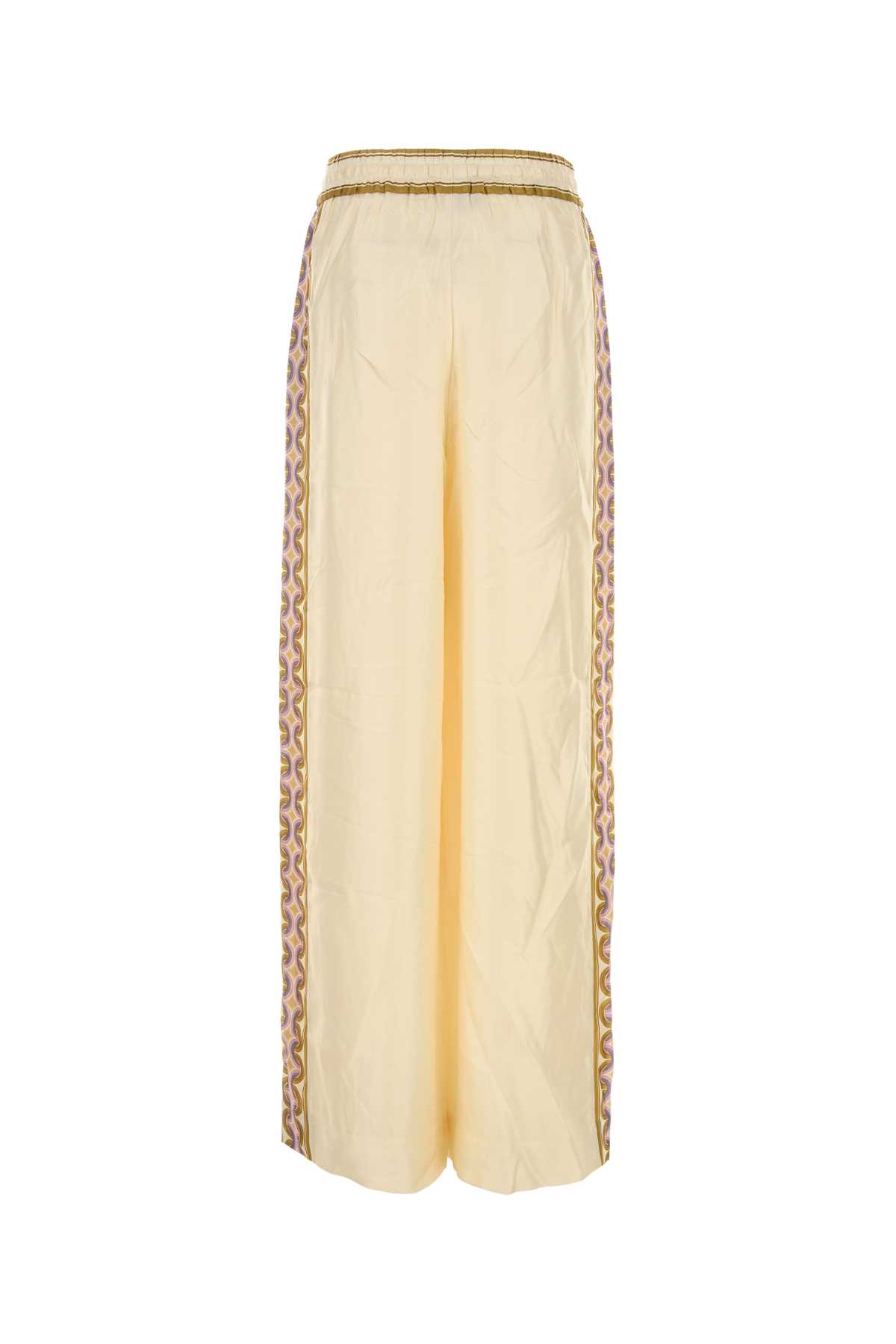 Cream twill Luna wide-leg pant 8206PS261RTGE (ZIMMERMANN / パンツ ) | ZIMMERMANN (ジマーマン)(1)