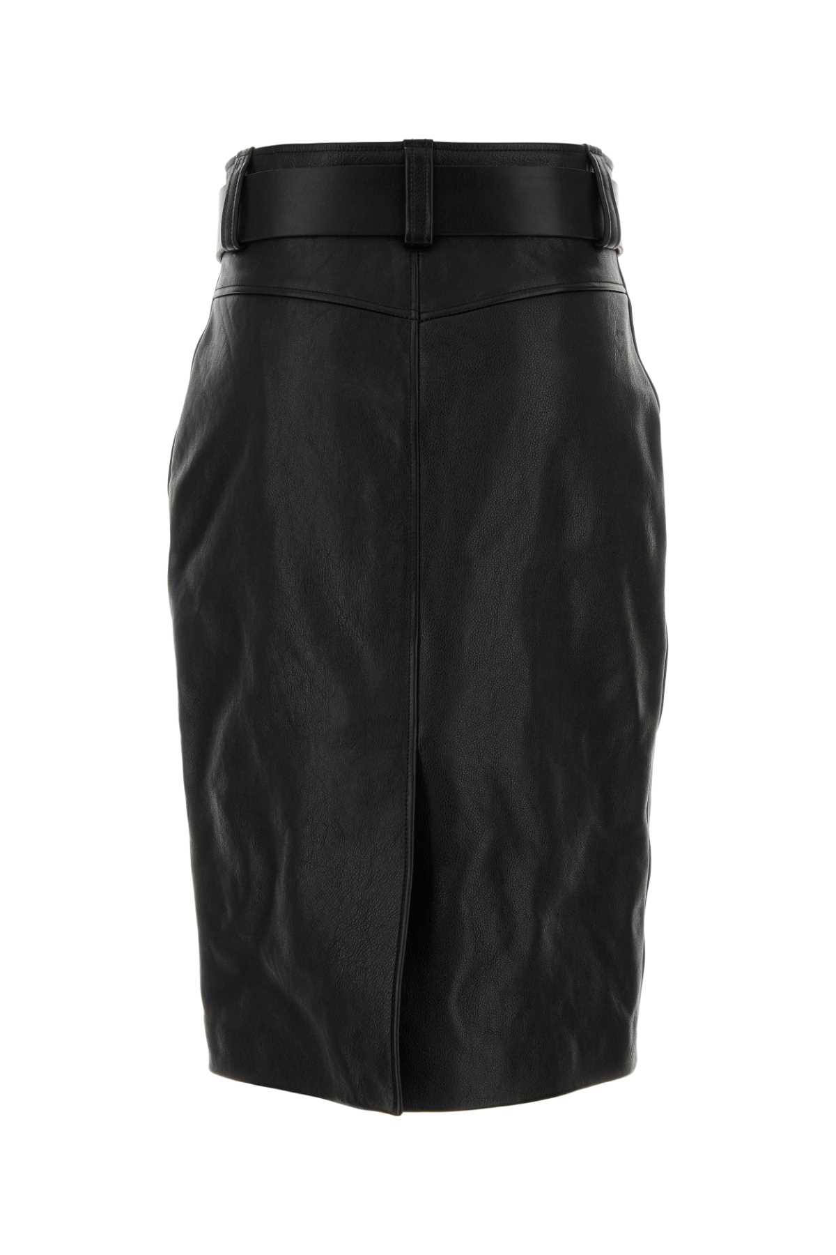 Black leather skirt 865021YCVE21023 (Saint Laurent / スカート ) | Saint Laurent (サンローラン)(1)