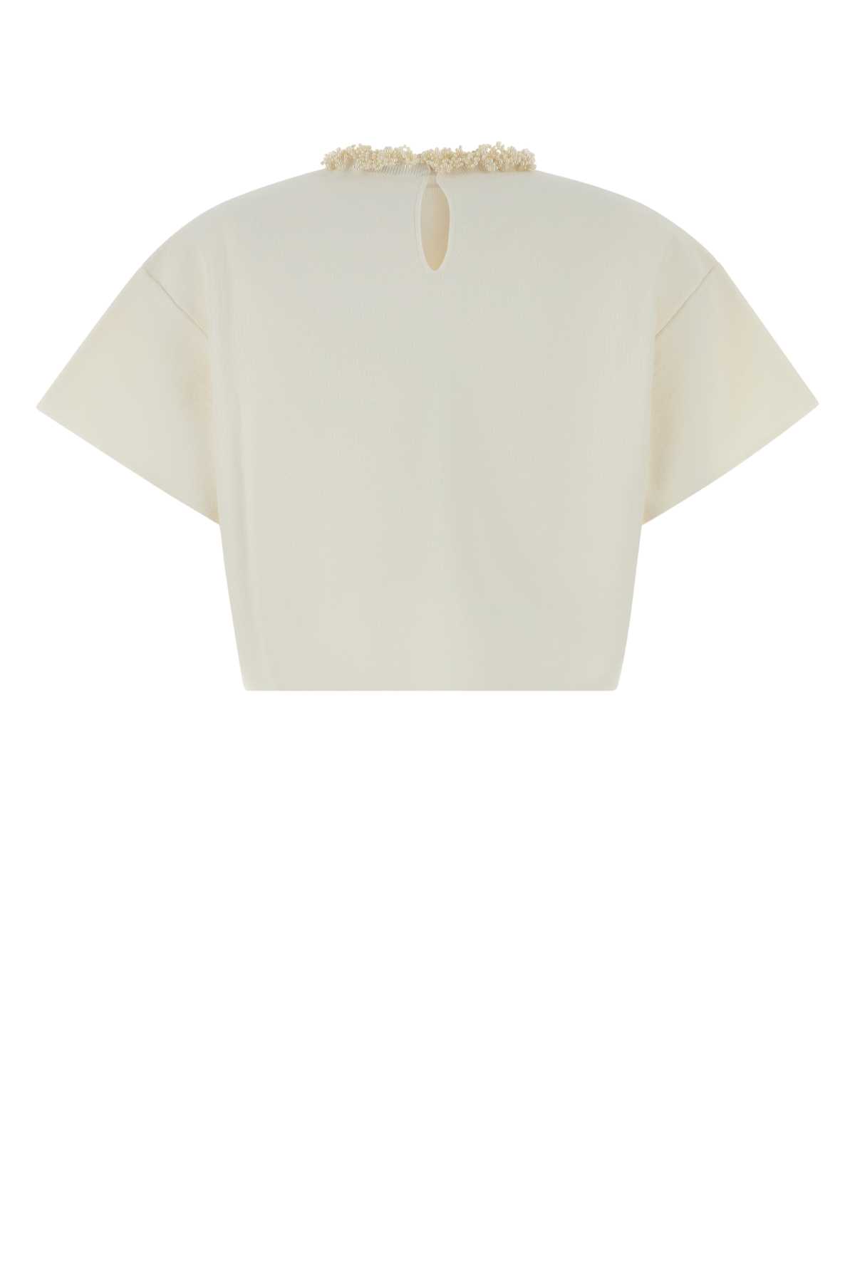 White viscose blend top BW61LA4ZU4105 (GIVENCHY / Tシャツ・カットソー ) | GIVENCHY (ジバンシィ)(1)