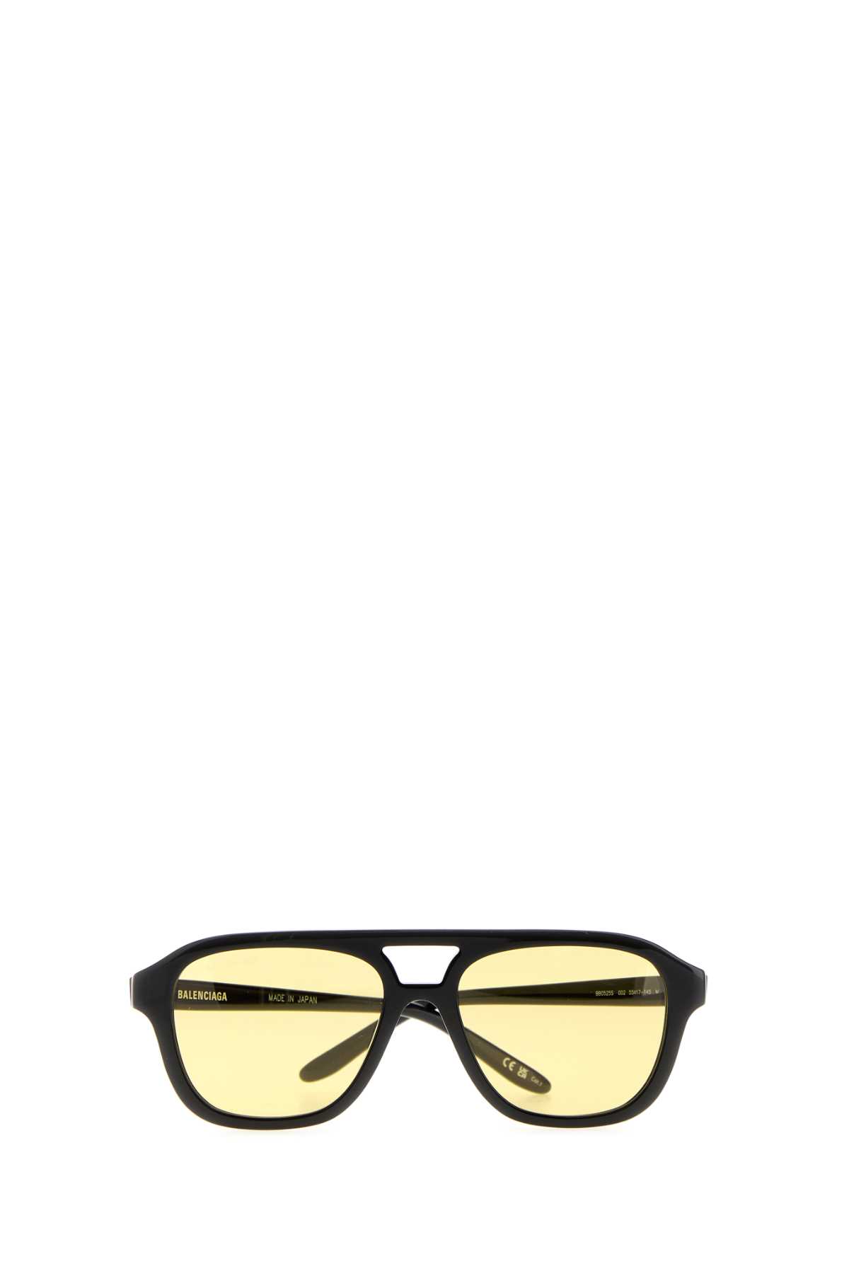 Black acetate Pilot Daily sunglasses 870674T00391947 (Balenciaga / サングラス・アイウェア ) | Balenciaga (バレンシアガ)(1)