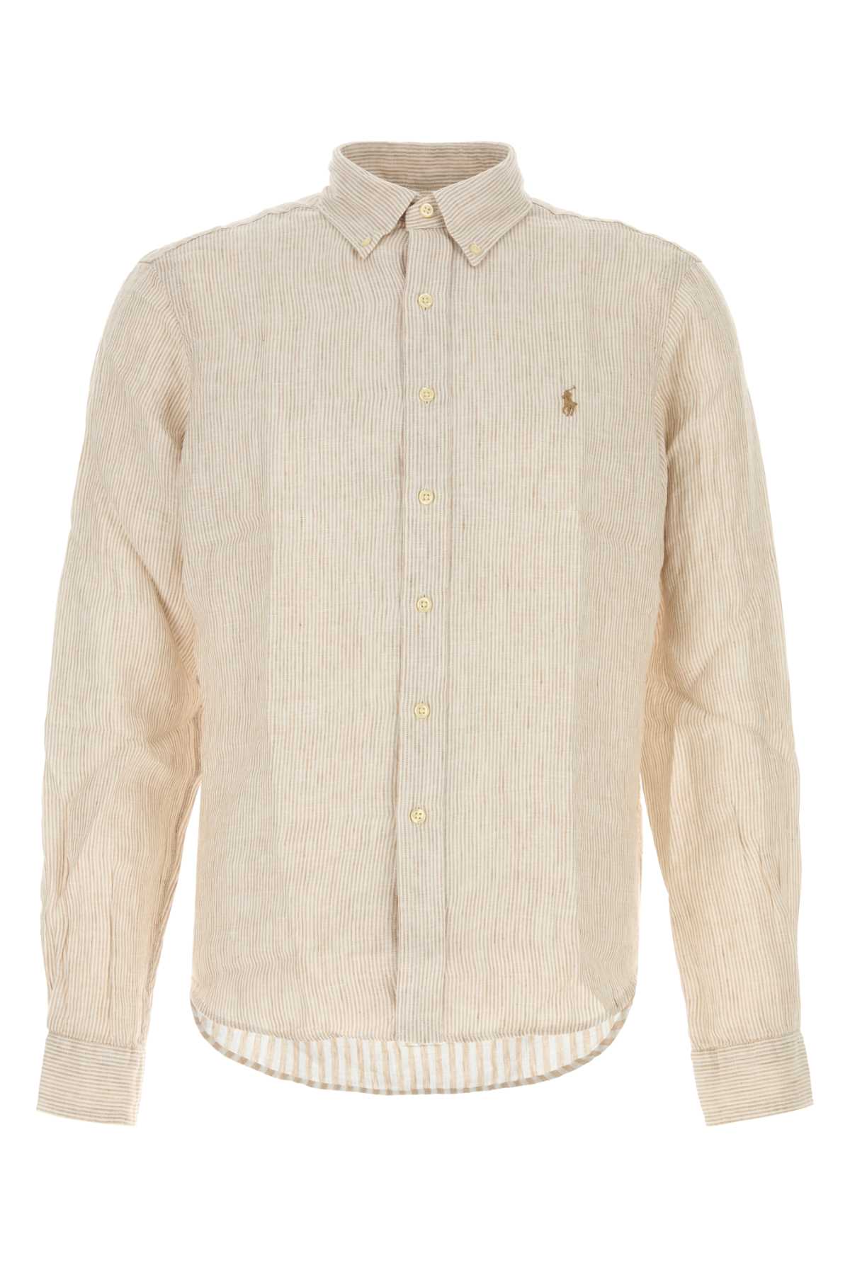 Embroidered linen shirt 710B22588001 (Polo Ralph Lauren / シャツ・ブラウス ) | Polo Ralph Lauren (ポロ ラルフ ローレン)