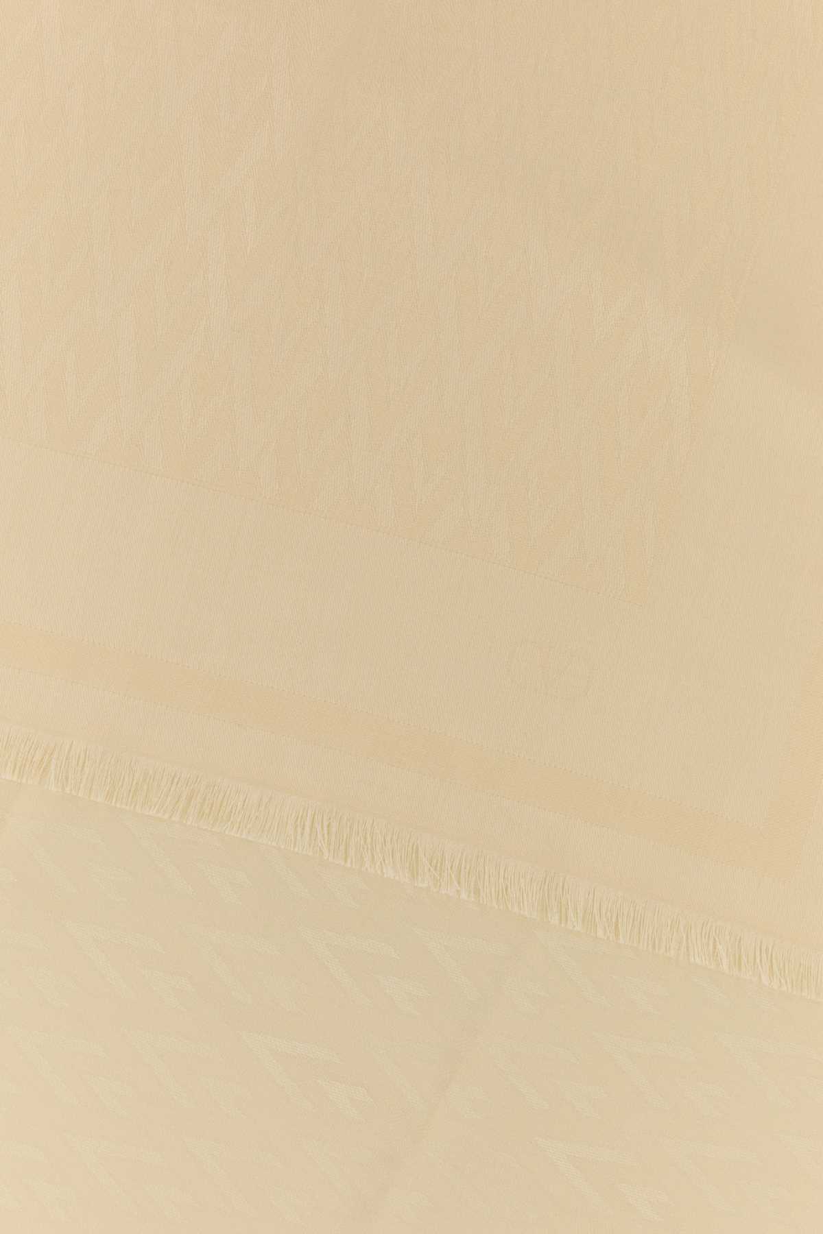 Cream silk blend scarf 9W2EB104HKS581 (Valentino Garavani / スカーフ・マフラー ) | Valentino Garavani (ヴァレンティノ)(1)