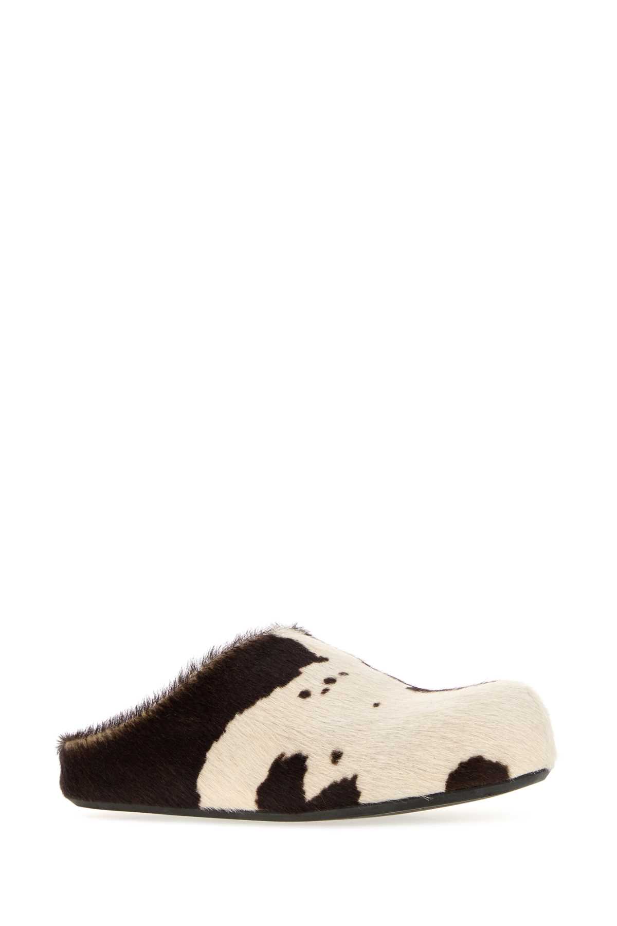Printed calf hair Fussbett slippers SBMS004601P9283ZP216 (Marni / サンダル ) | Marni (マルニ)(1)